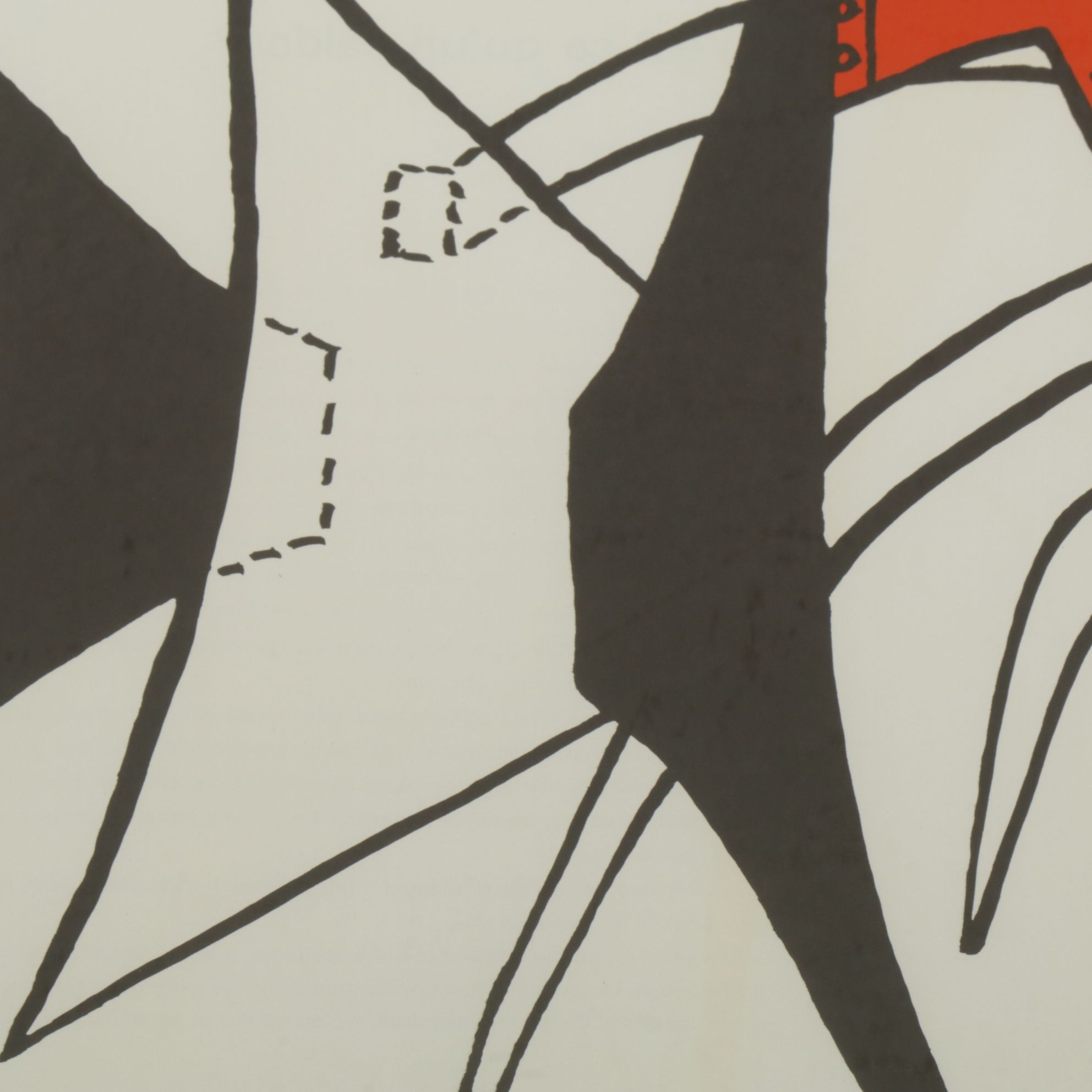 Alexander Calder Double-Page Color Lithograph for "Derrière le Miroir," 1963