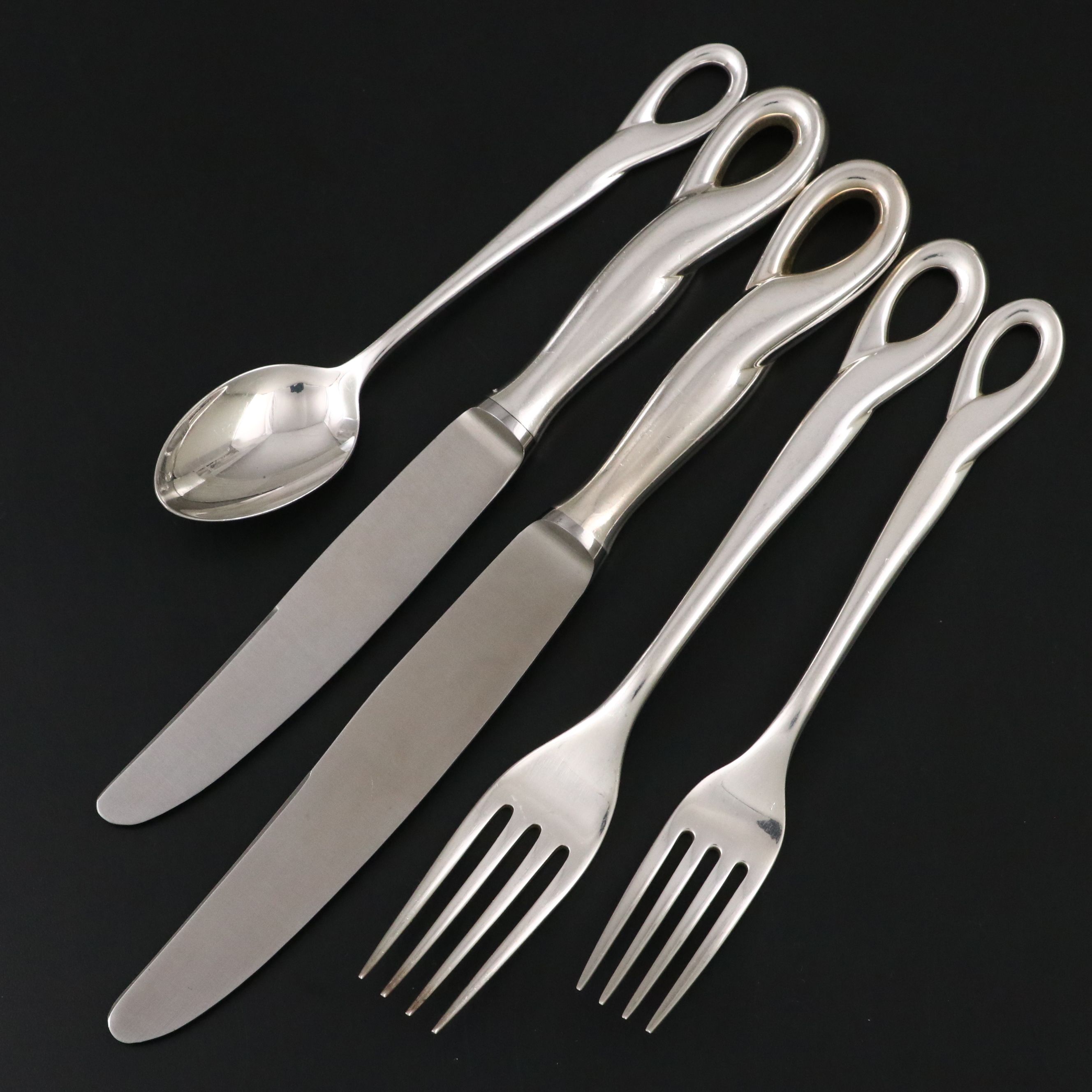 Elsa Peretti for Tiffany & Co. "Padova" Sterling Silver Flatware