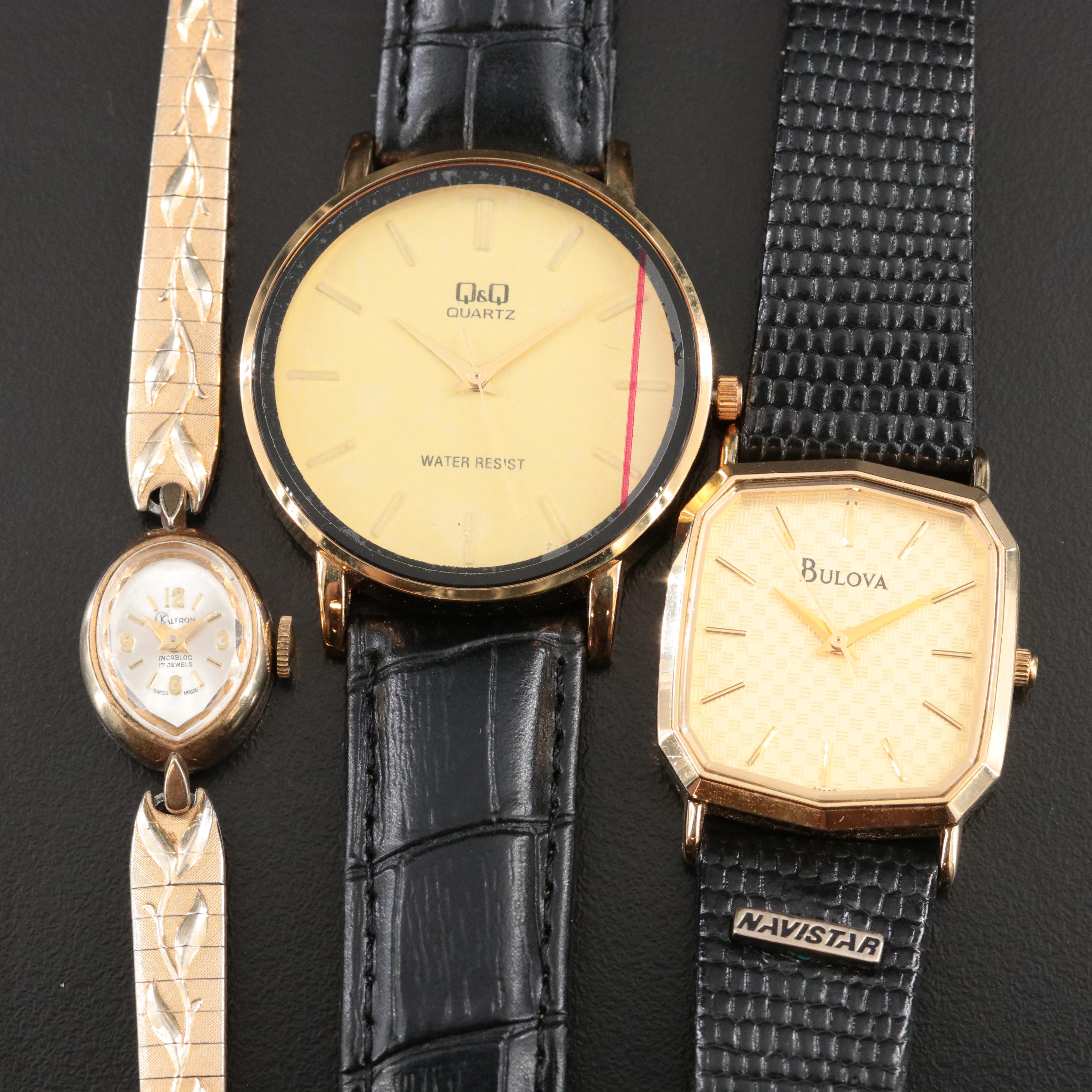 Bulova, Q&Q, Kaltron Watch Lot