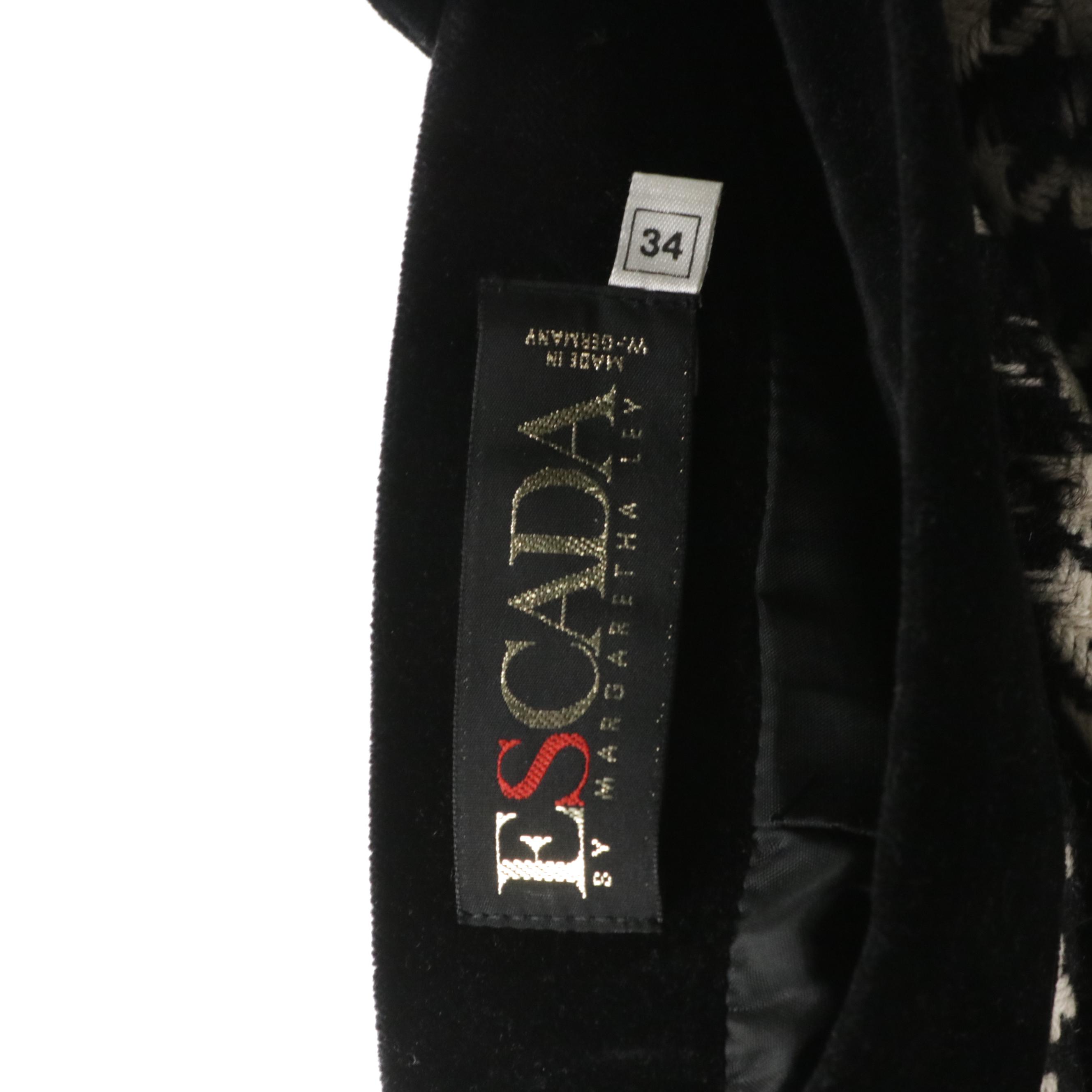 Escada Wool Houndstooth Maxi Pencil Skirt, Alfred Dunner and Other Sequin Jacket