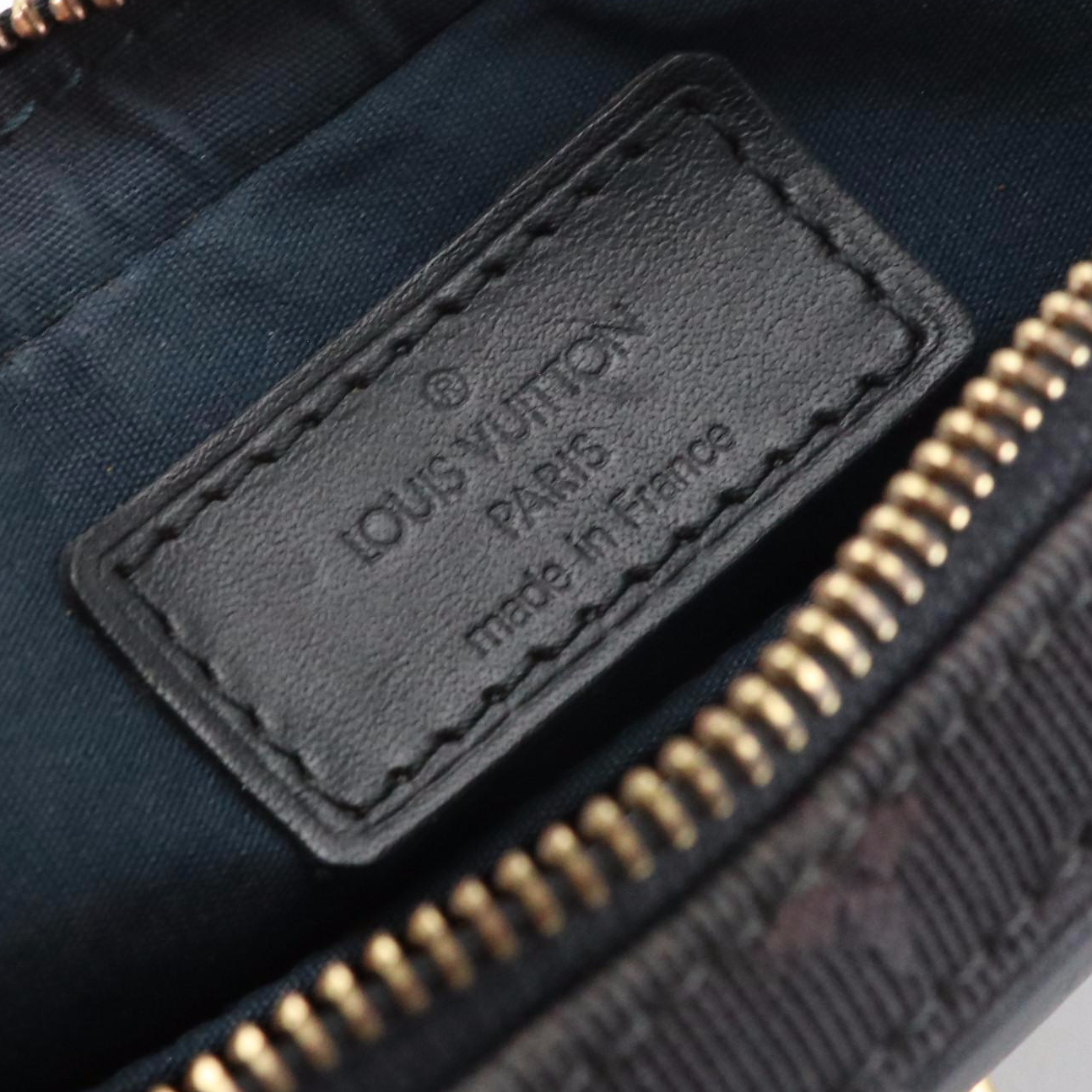 Louis Vuitton Juliette Crossbody in Navy Monogram Mini Lin Canvas and Leather