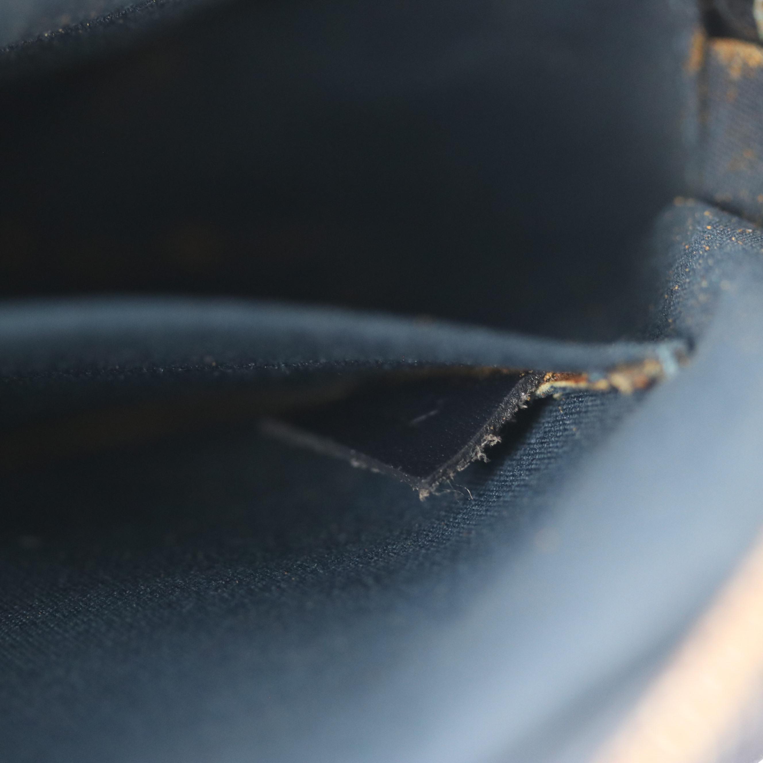 Louis Vuitton Juliette Crossbody in Navy Monogram Mini Lin Canvas and Leather