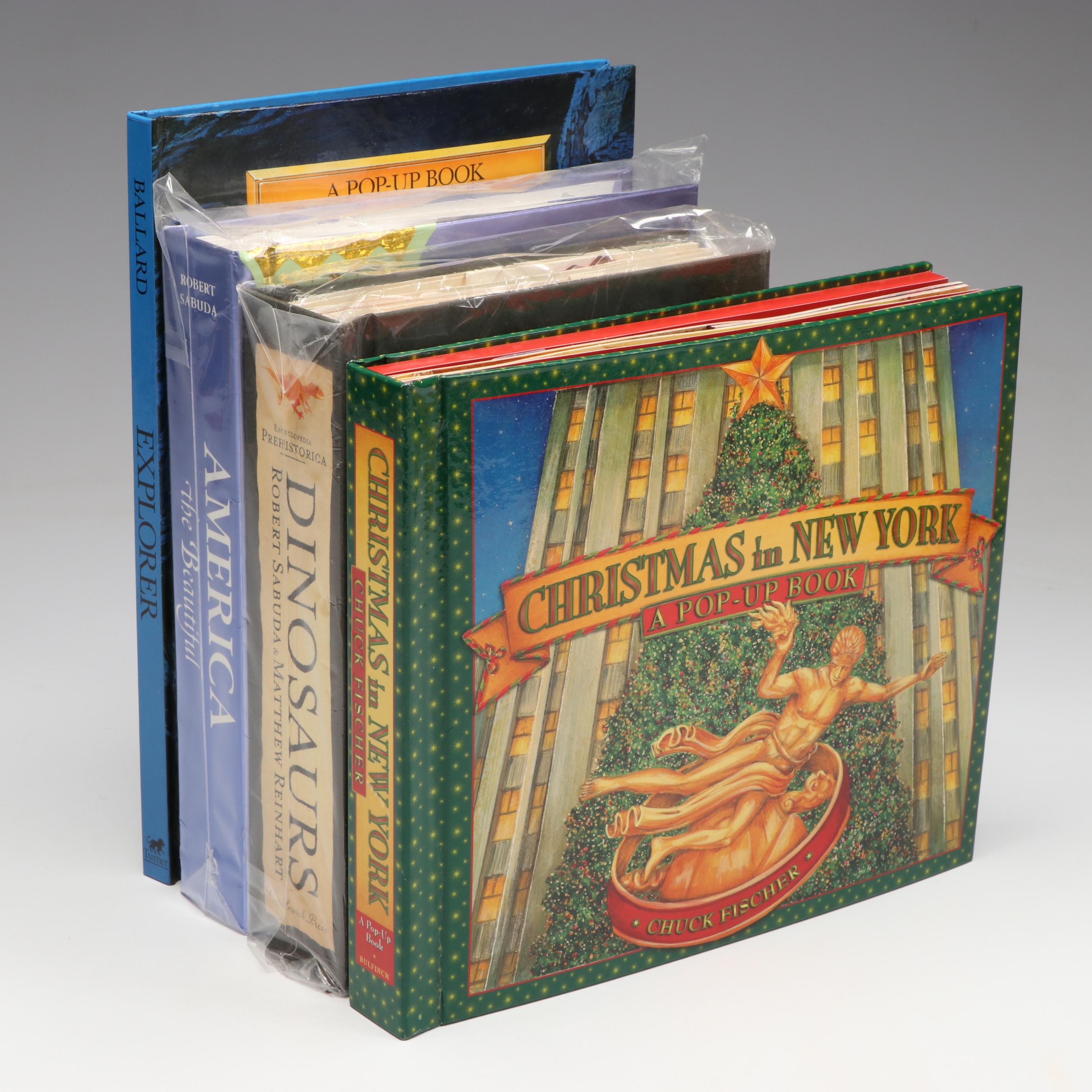"Explorer," "Christmas in New York," and Other Children's Pop-Up Books