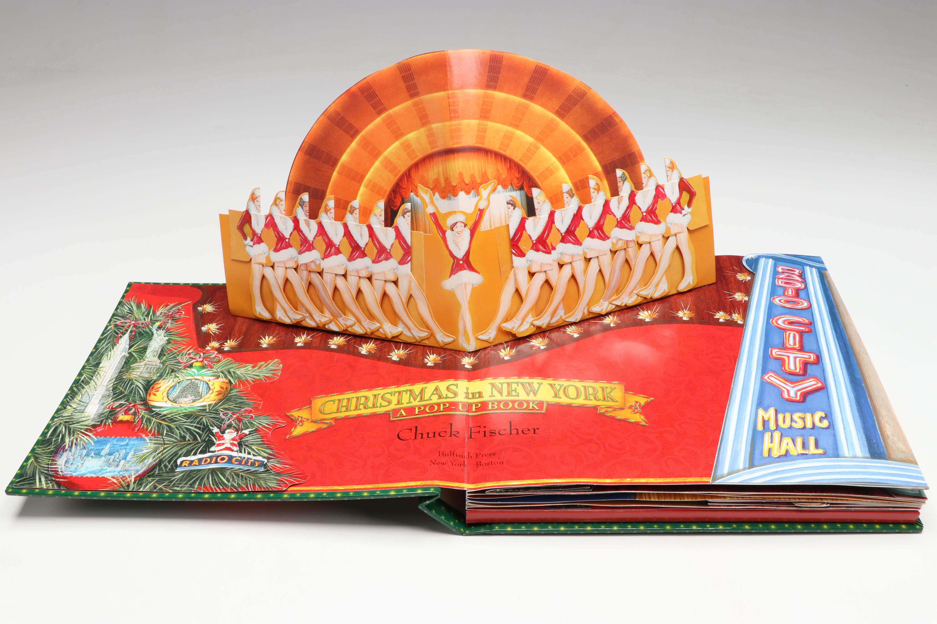 "Explorer," "Christmas in New York," and Other Children's Pop-Up Books