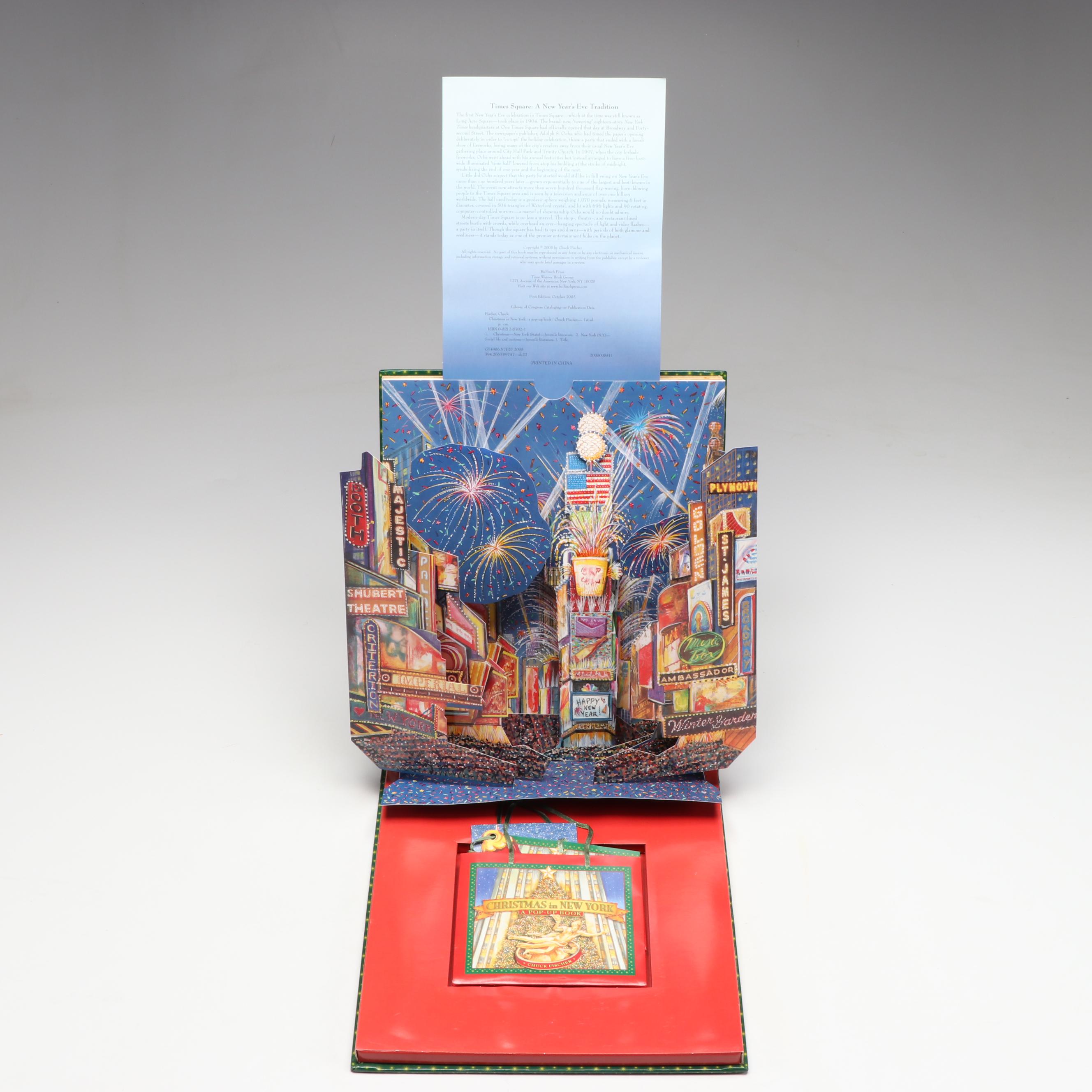 "Explorer," "Christmas in New York," and Other Children's Pop-Up Books