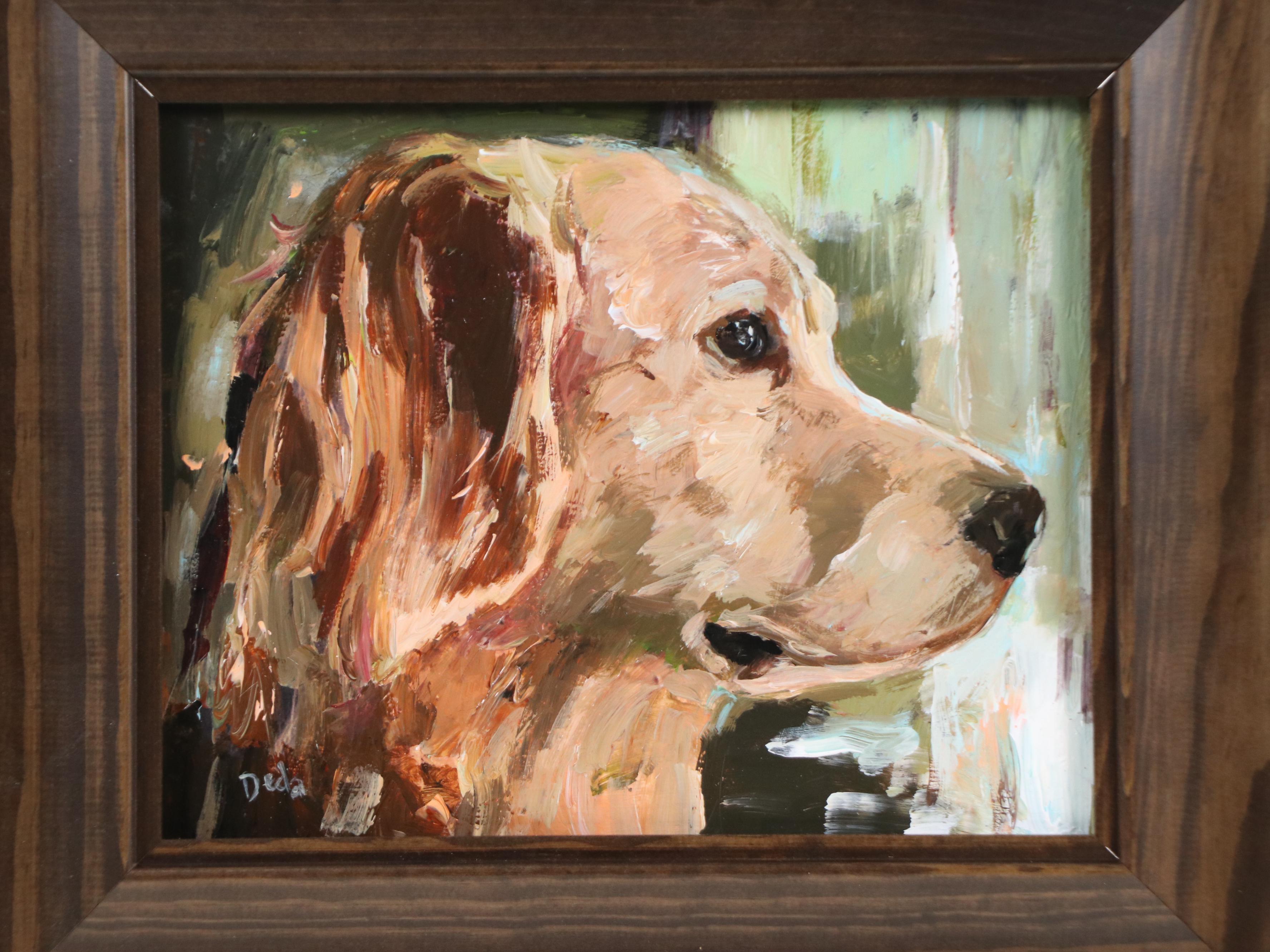 Oil Painting Pet Portrait "Monday Longings," 2025