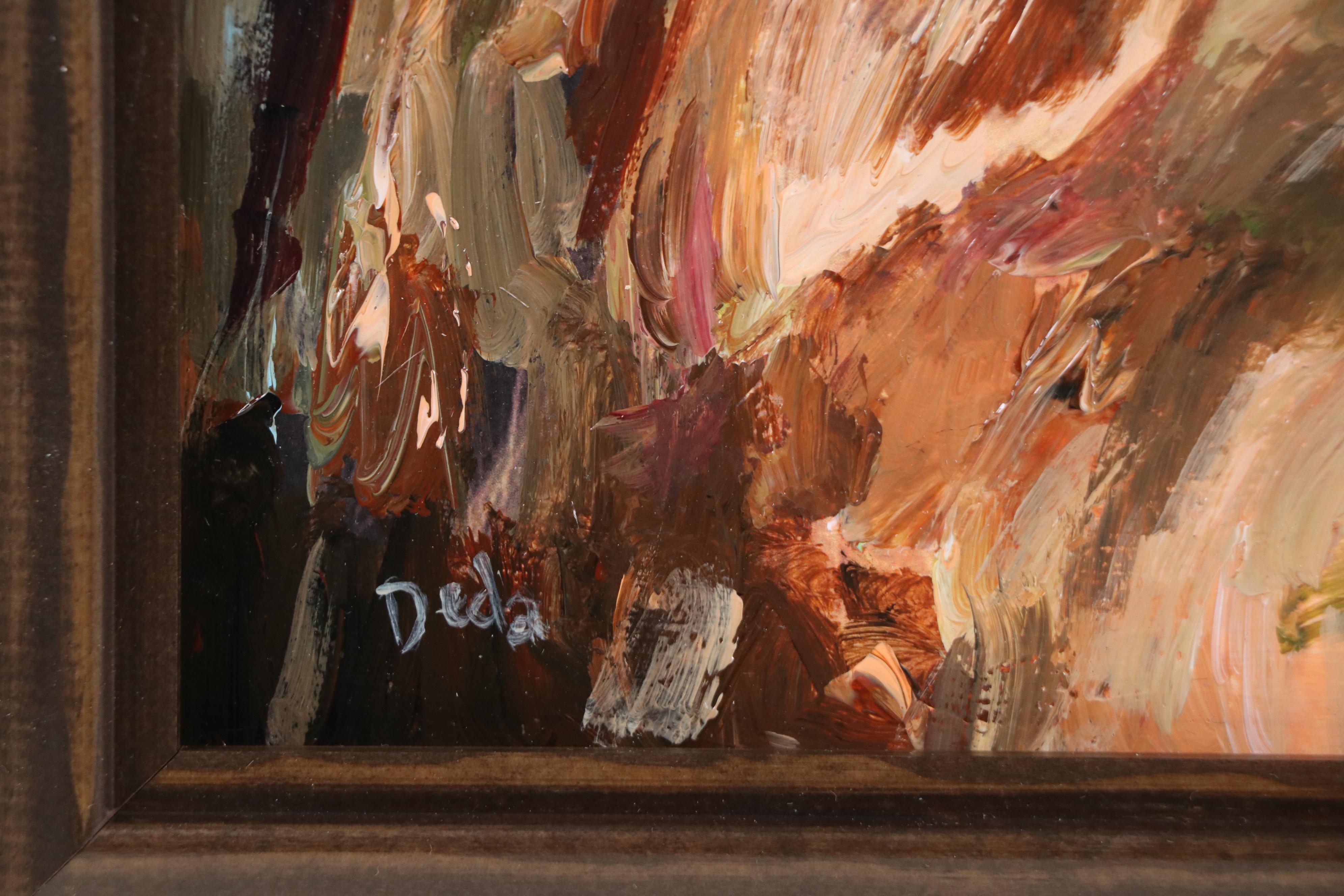 Oil Painting Pet Portrait "Monday Longings," 2025