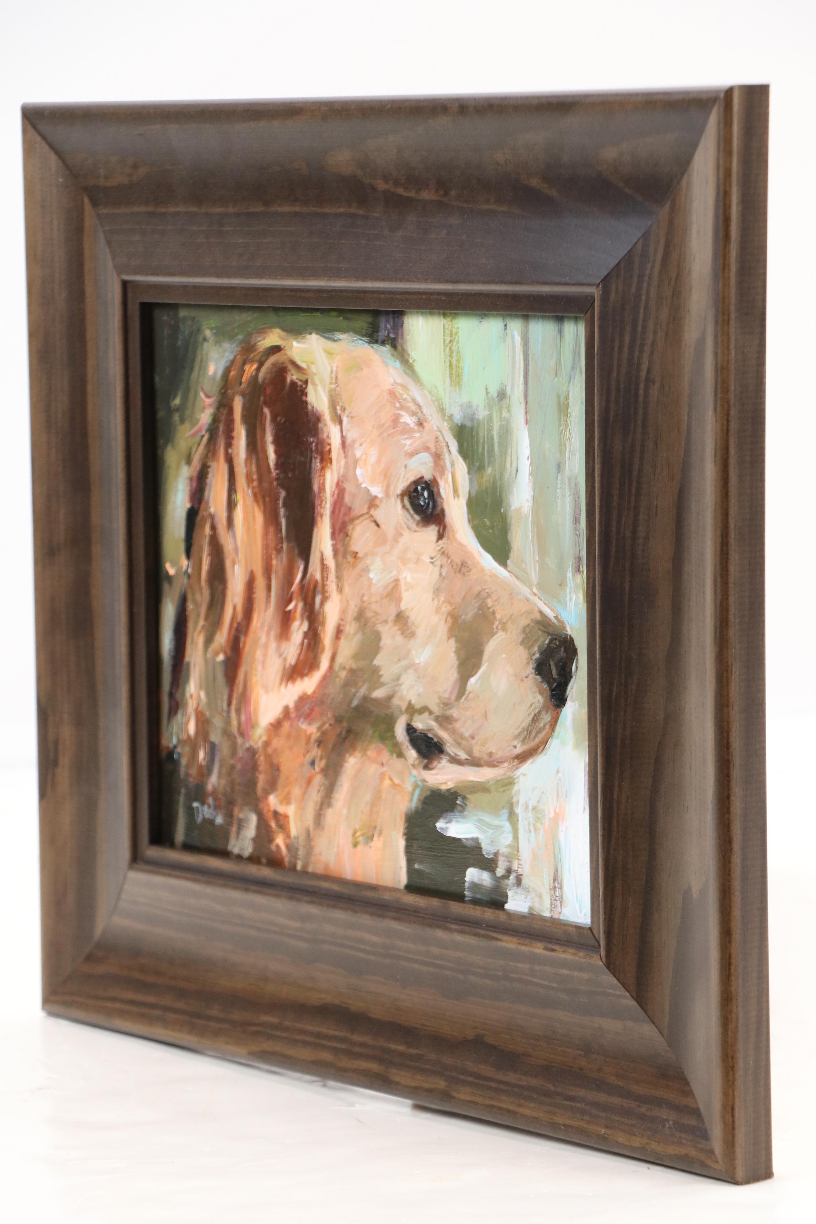 Oil Painting Pet Portrait "Monday Longings," 2025