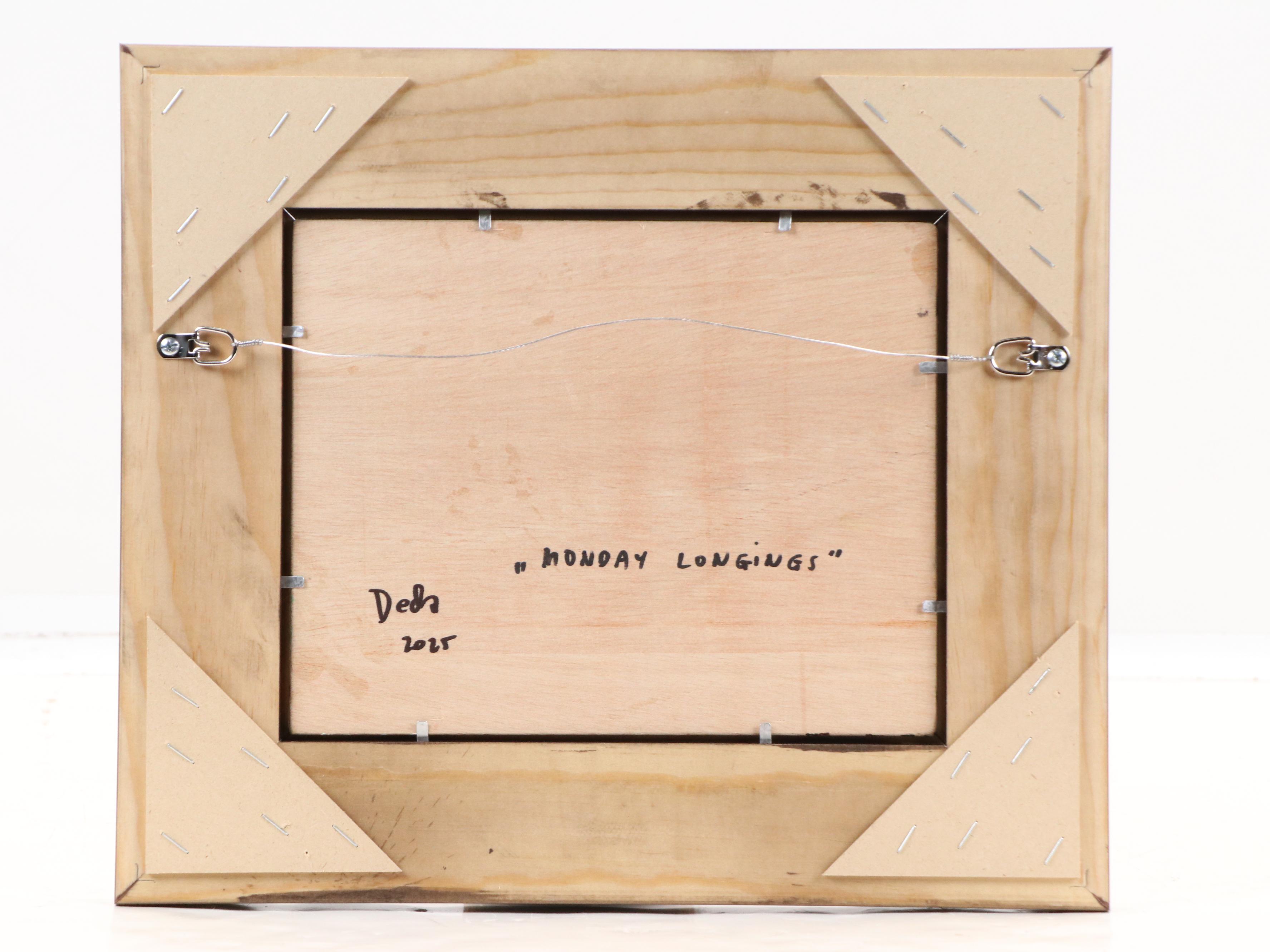 Oil Painting Pet Portrait "Monday Longings," 2025