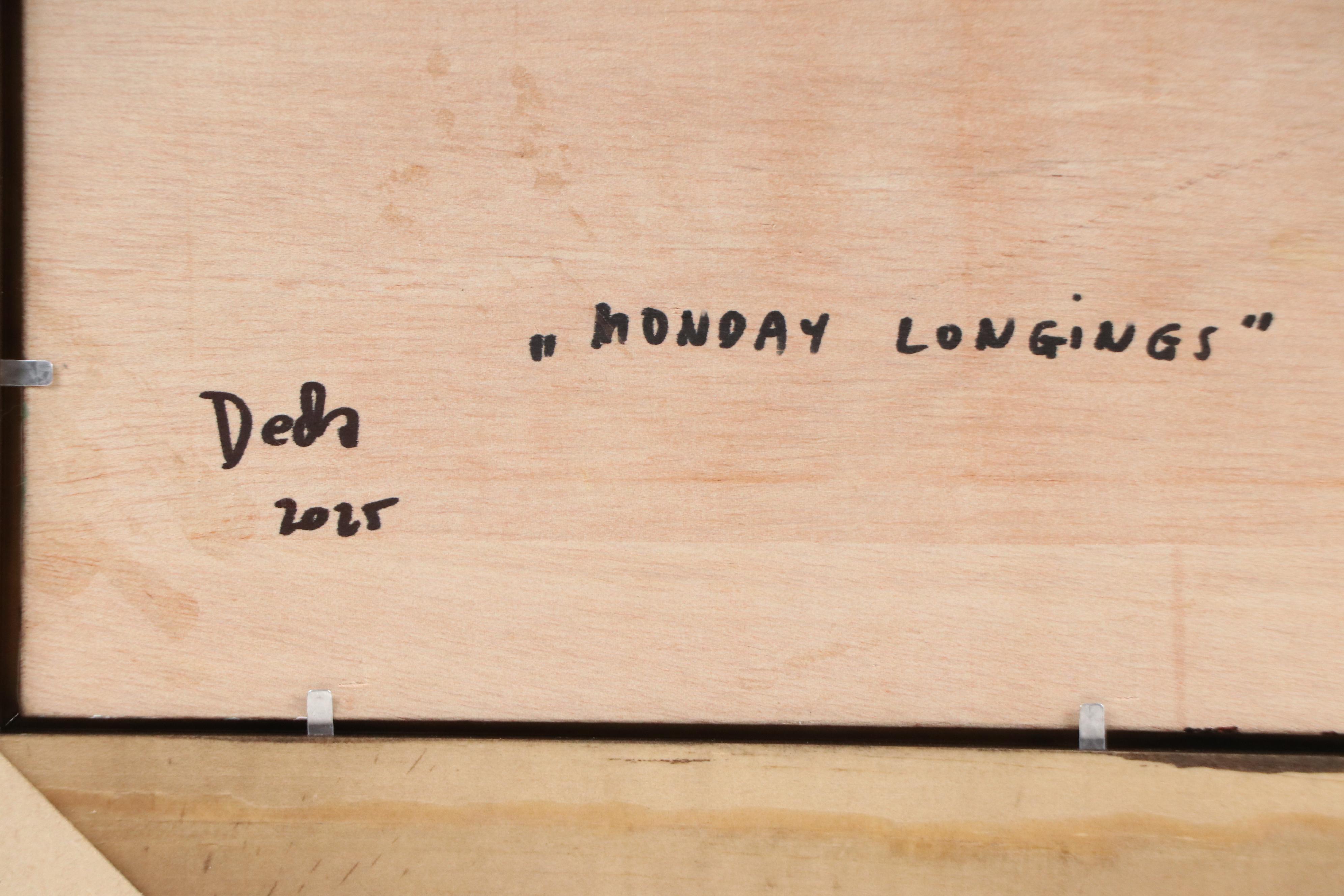 Oil Painting Pet Portrait "Monday Longings," 2025