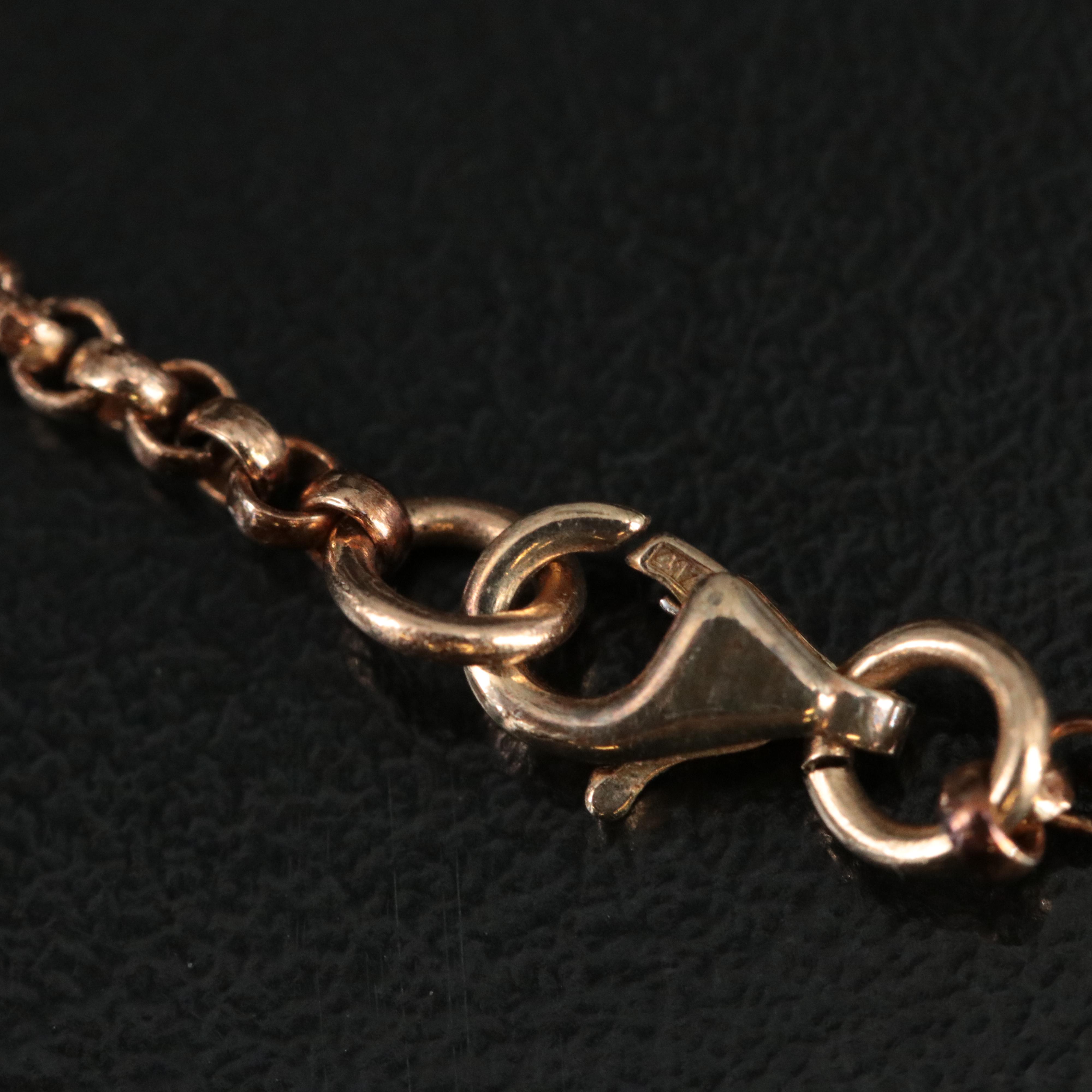 Jadeite Dragon Carved Necklace with 10K Clasp