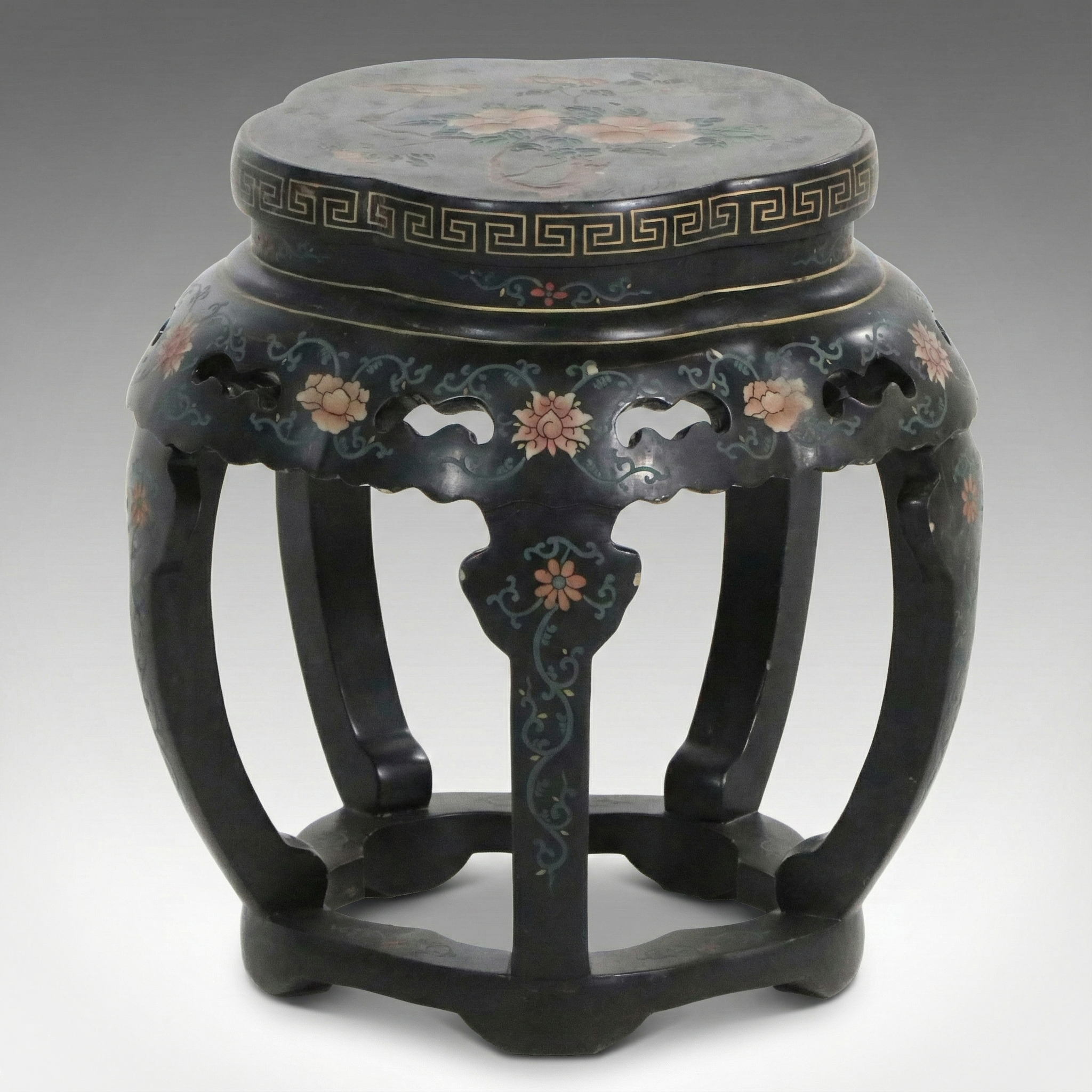 Chinese Lacquered Plant Stand