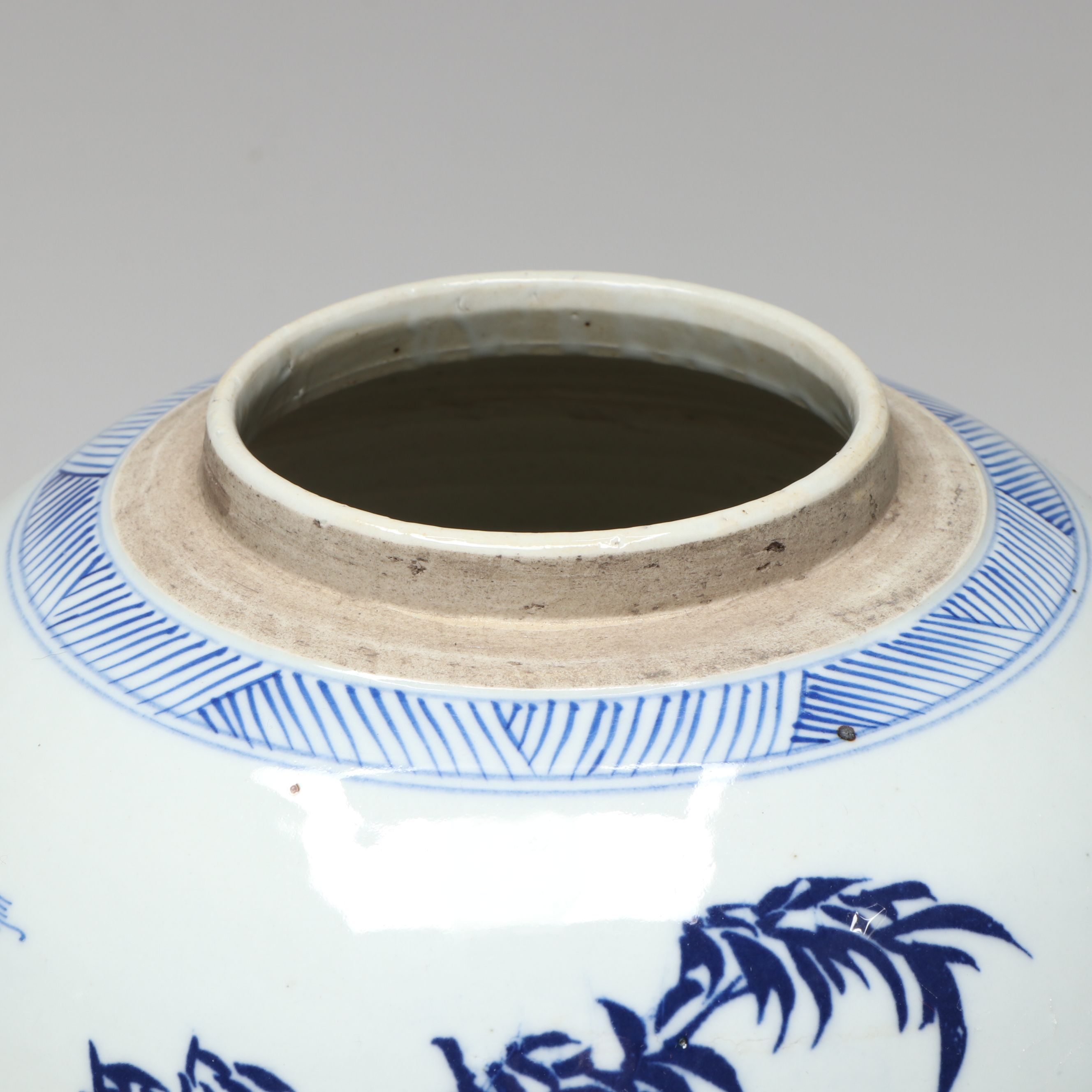 Chinese Blue and White Porcelain Ginger Jar