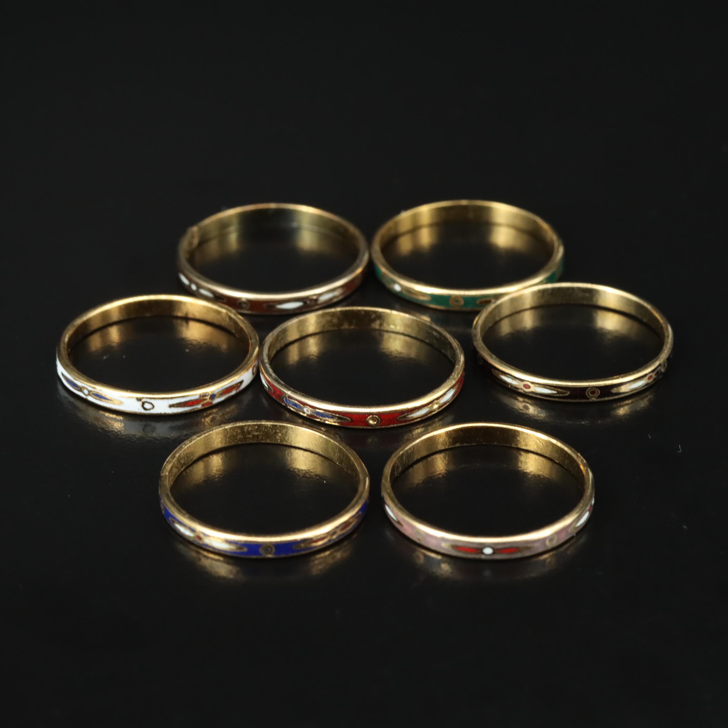 Cloisonné Enamel Bands