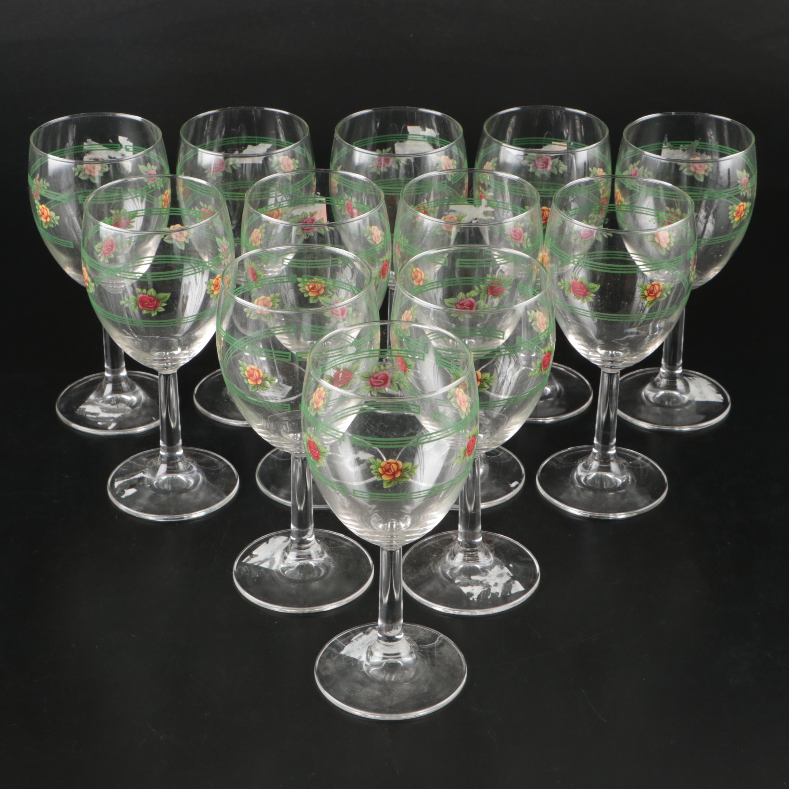 Royal Albert "Old Country Roses" Glassware Goblets