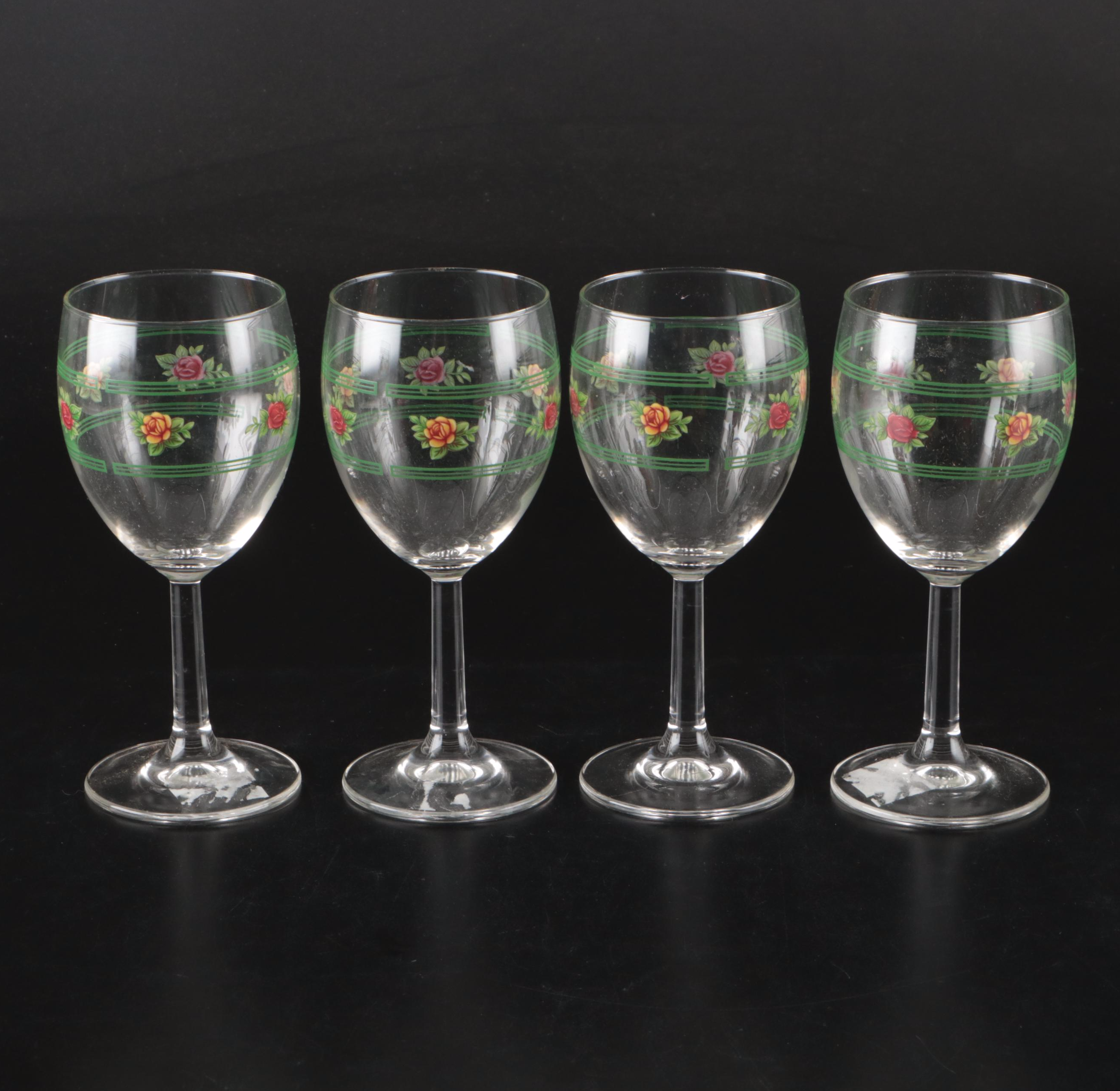 Royal Albert "Old Country Roses" Glassware Goblets