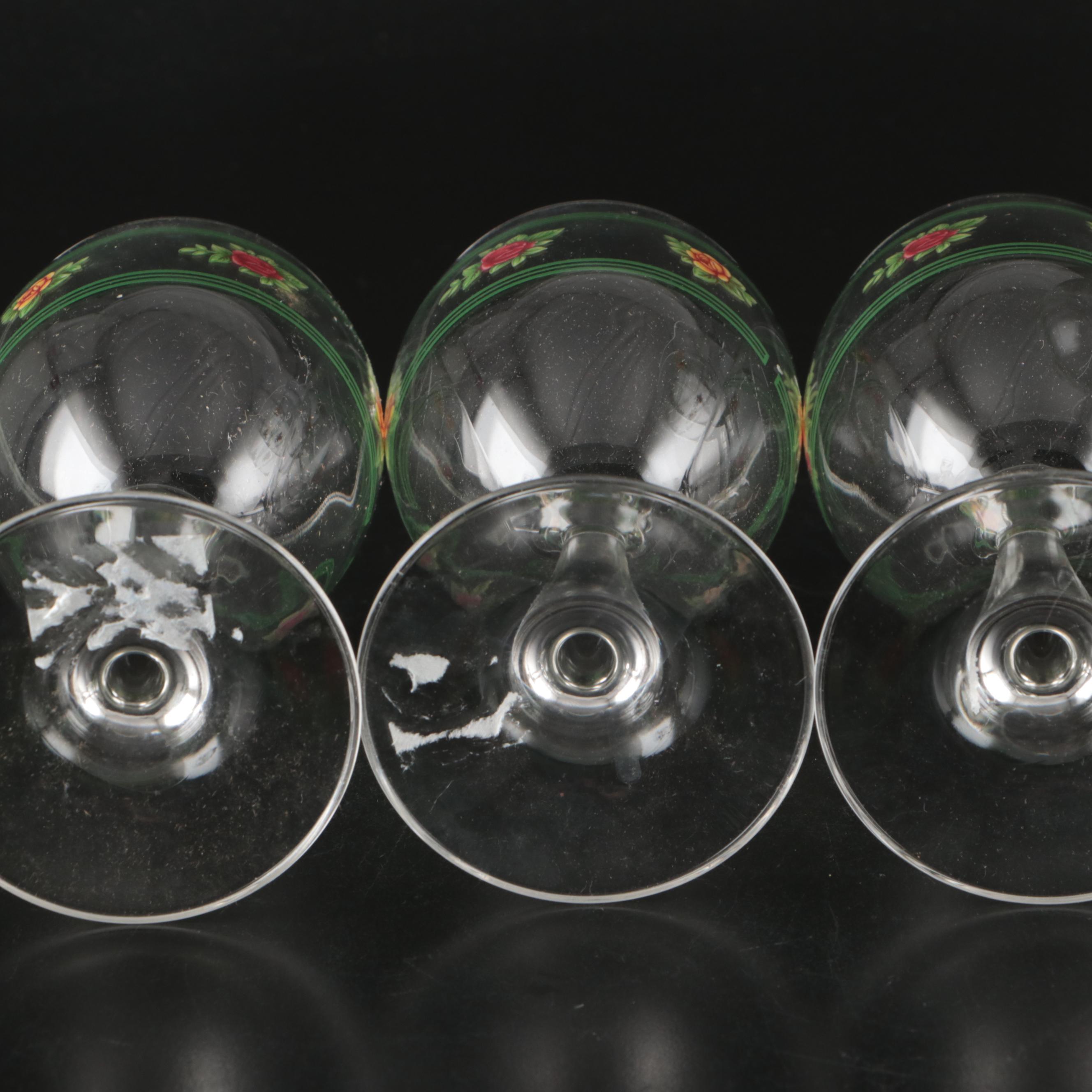 Royal Albert "Old Country Roses" Glassware Goblets