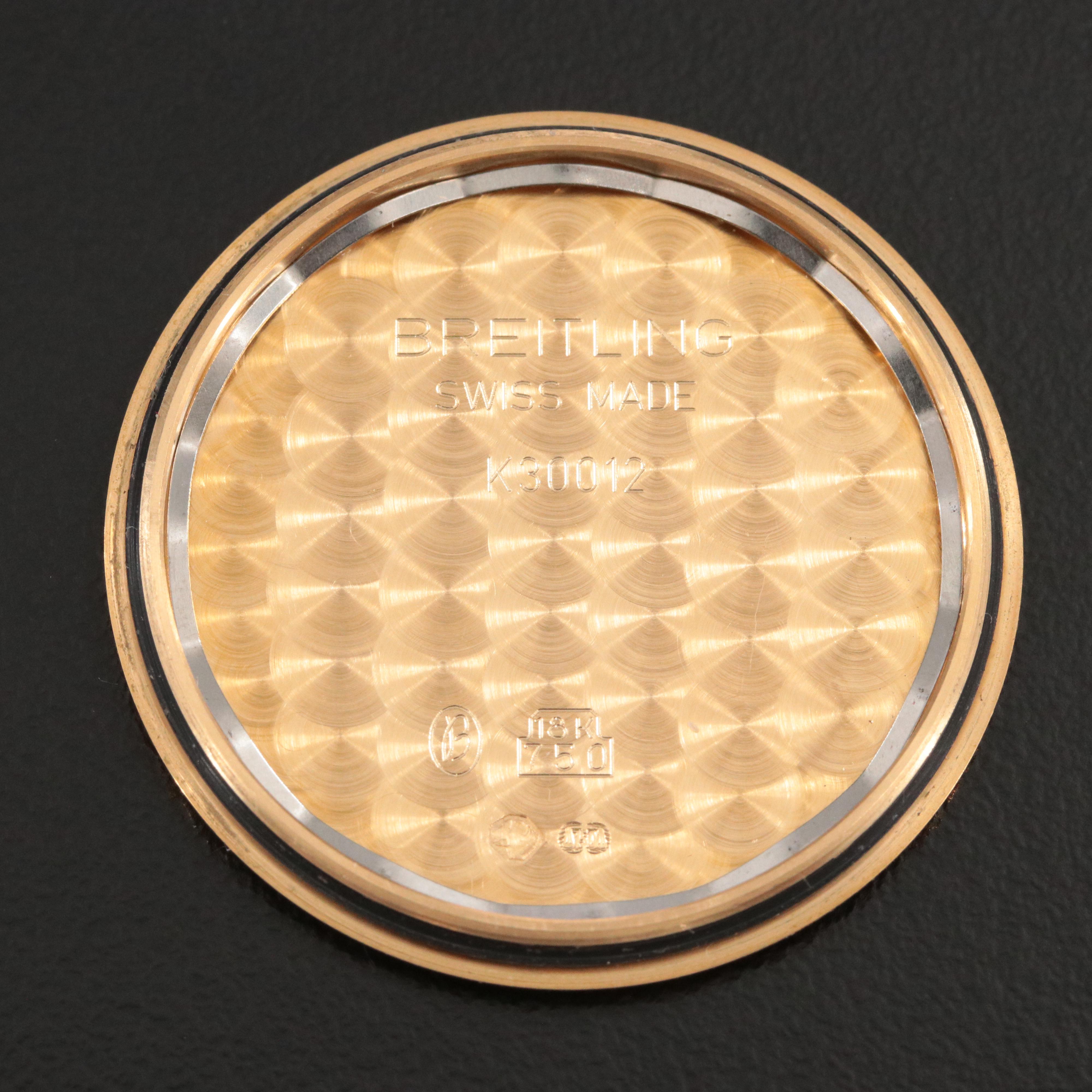 18K Breitling Chrono Cockpit Automatic Watch