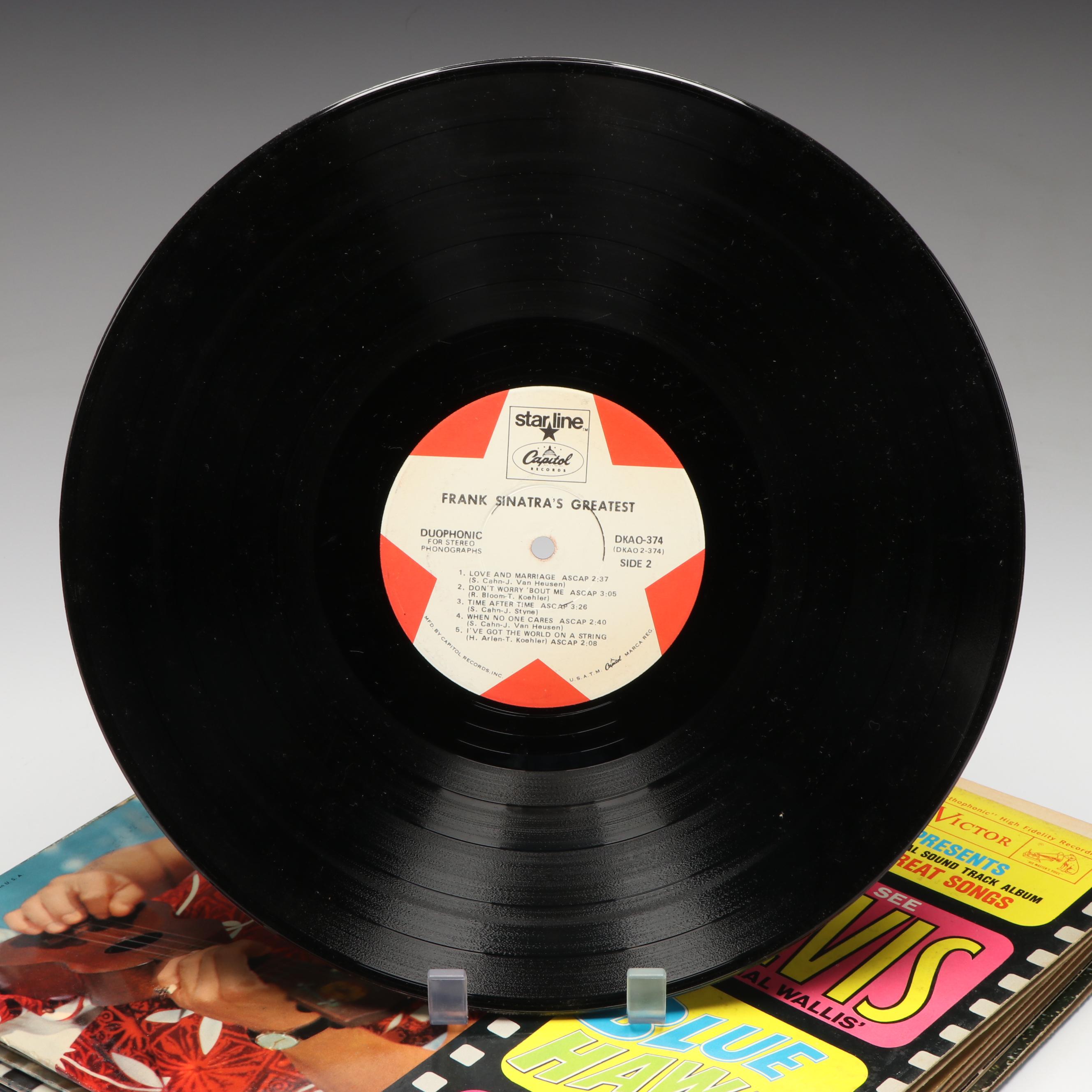 John Denver, Frank Sinatra, Elvis, and More Vinyl Record Albums