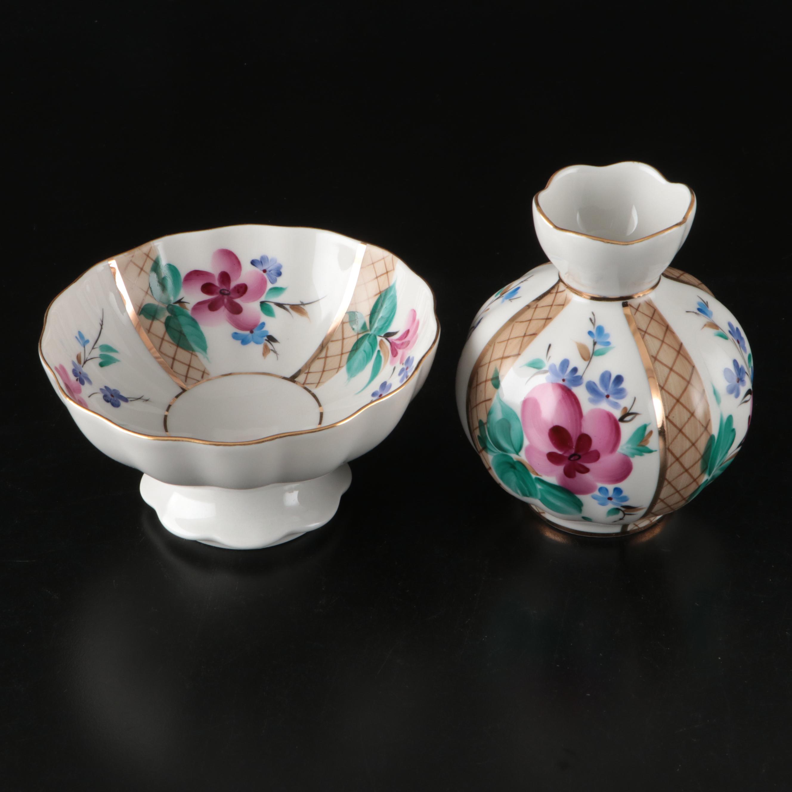 Lomonosov "Antique Rose" Porcelain Tea Service