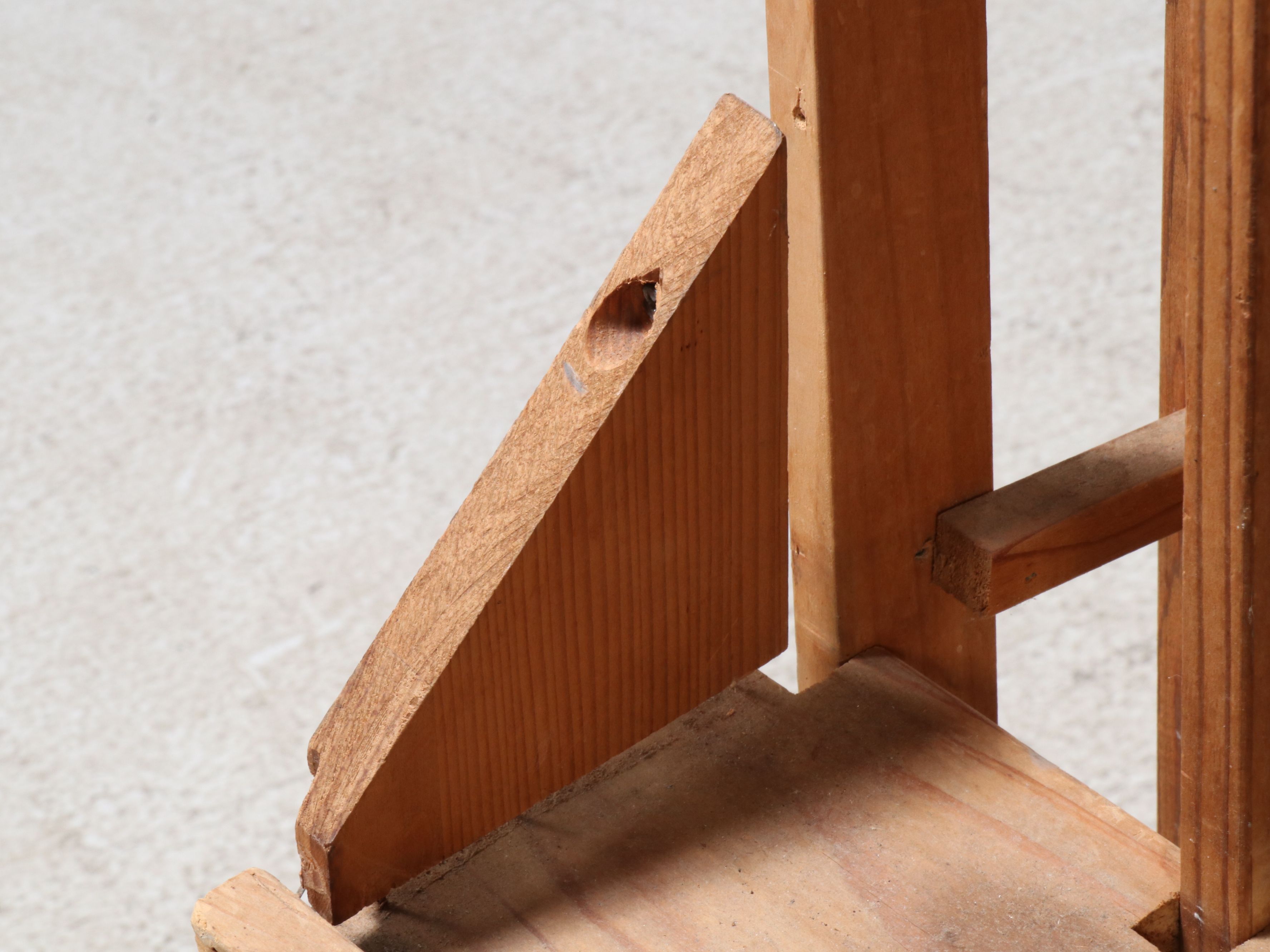 Wood Two-Sided Wine Display Rack