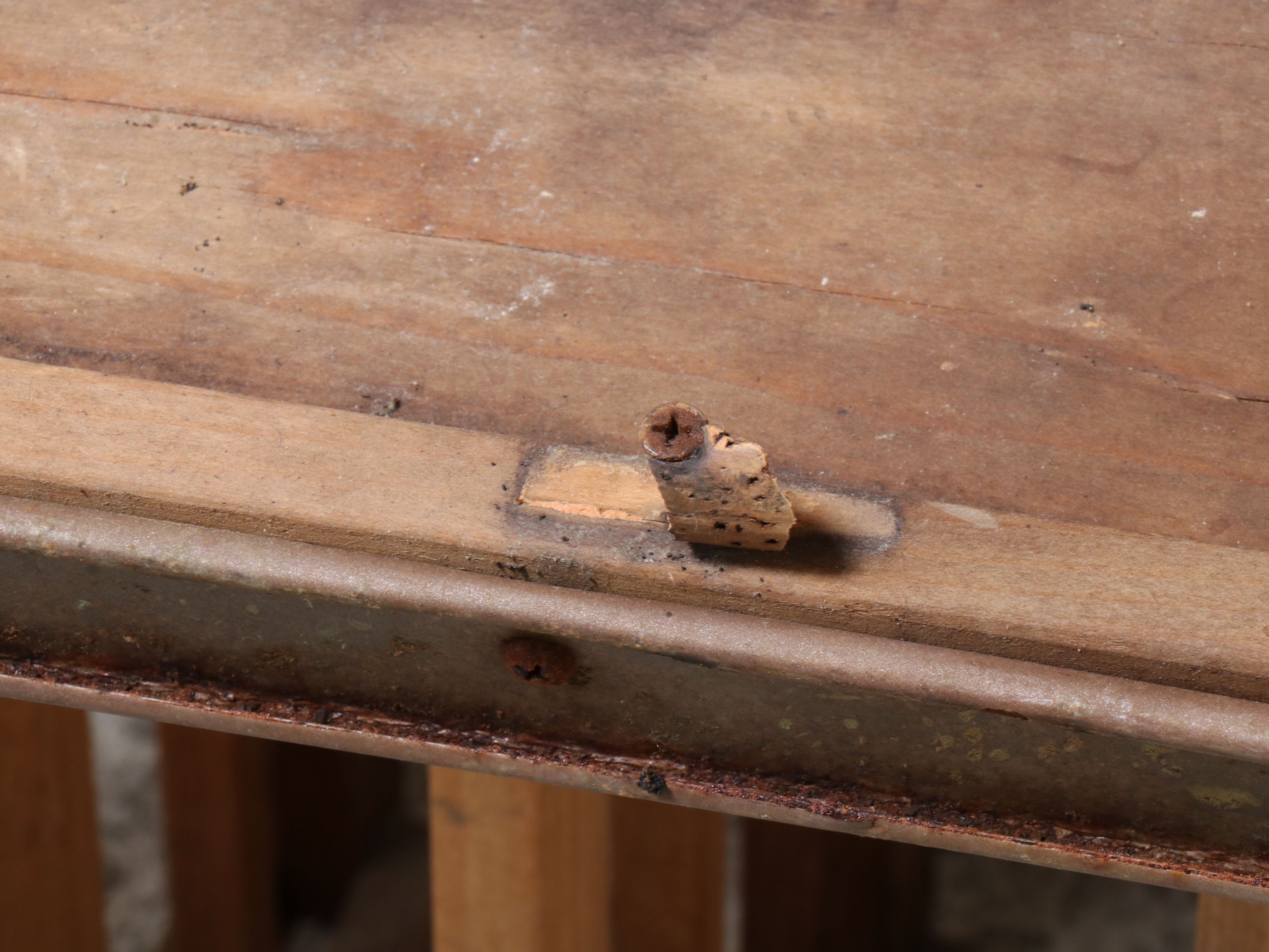 Wood Two-Sided Wine Display Rack