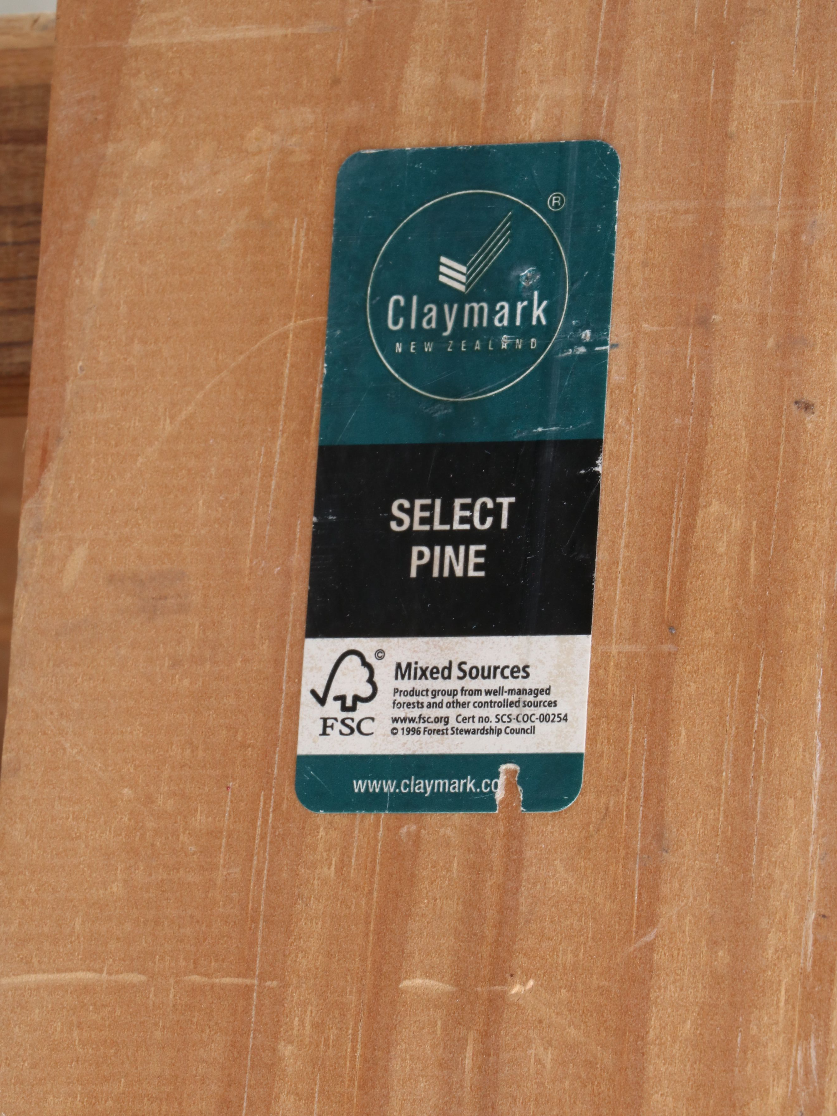 Wood Two-Sided Wine Display Rack