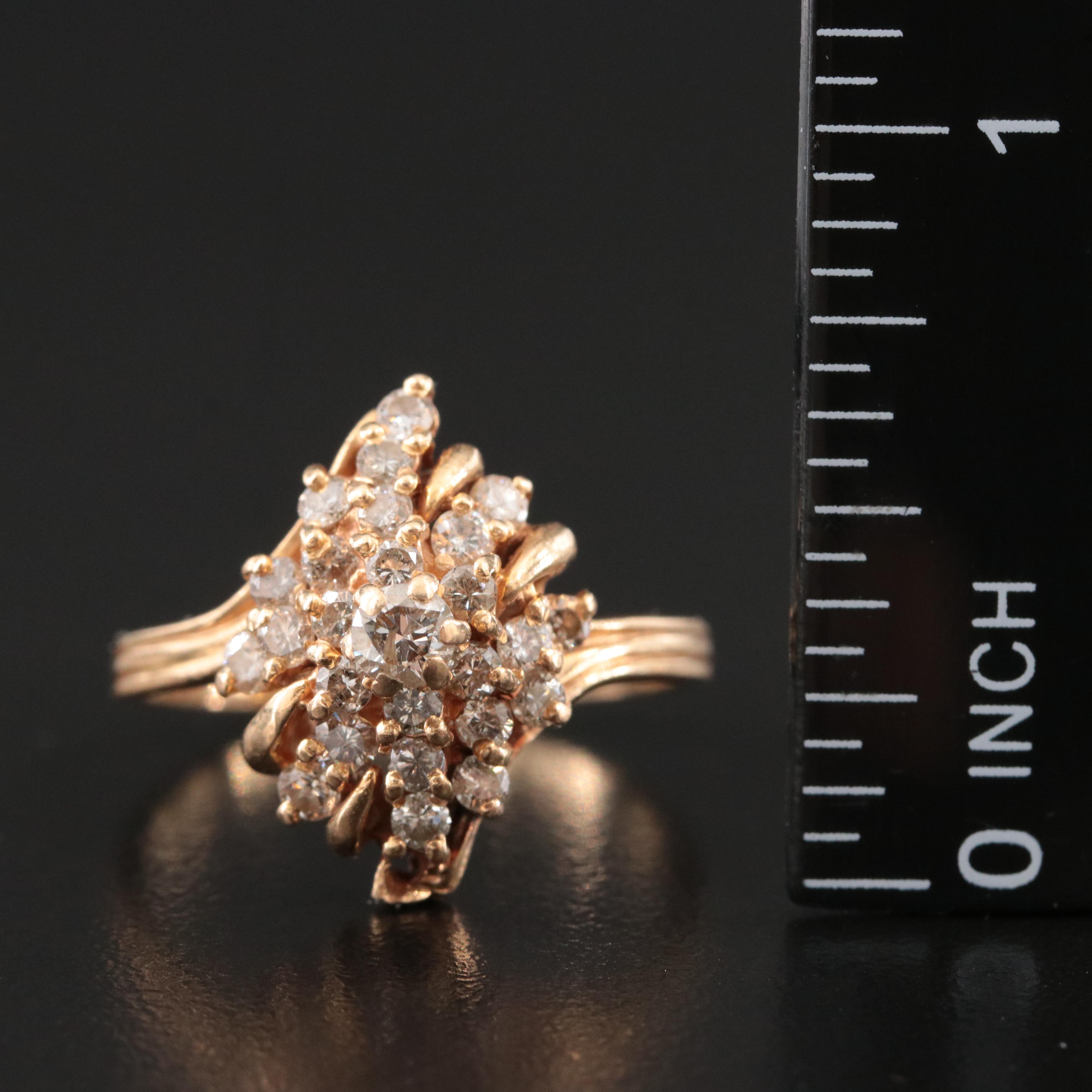 14K 1.03 CTW Diamond Ring