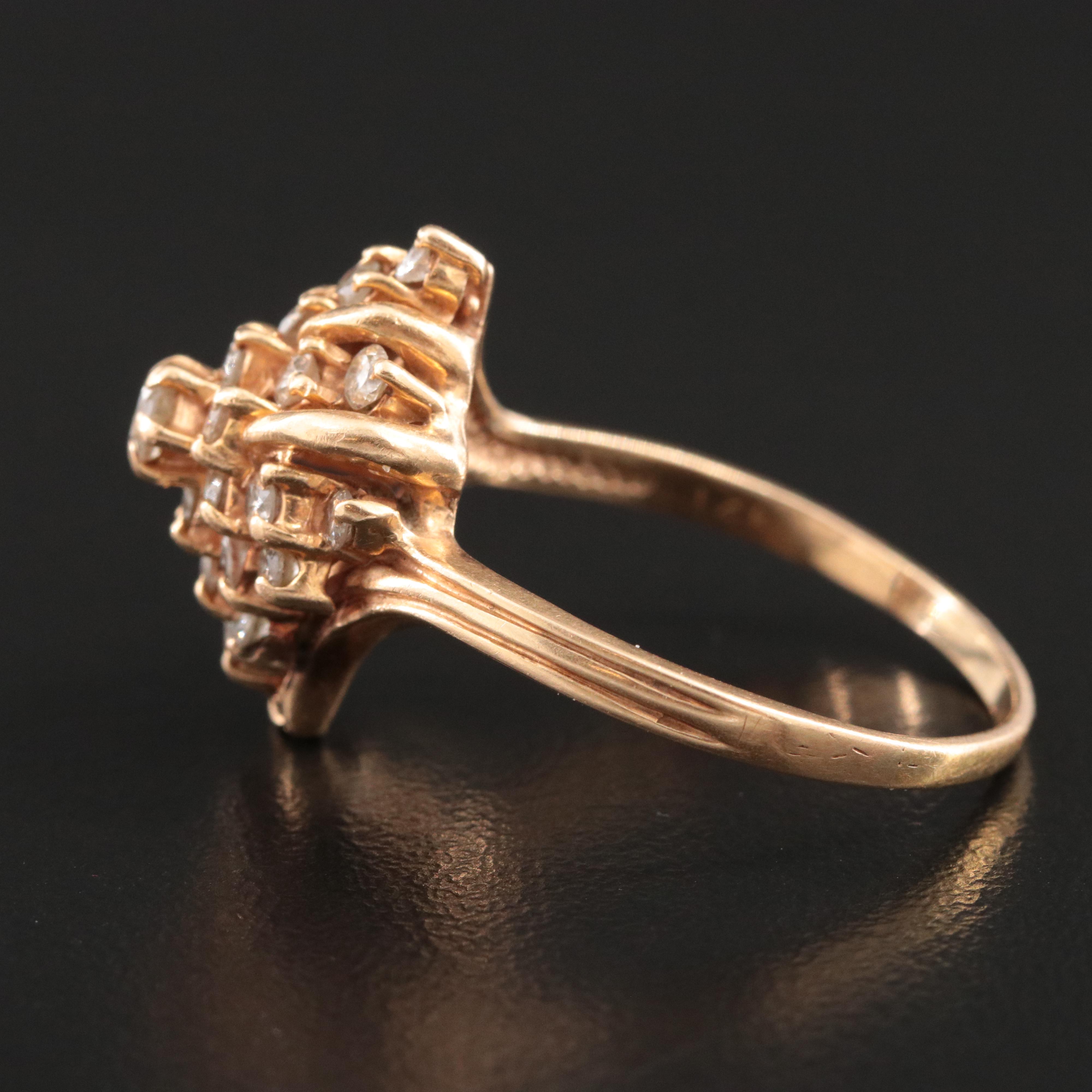 14K 1.03 CTW Diamond Ring