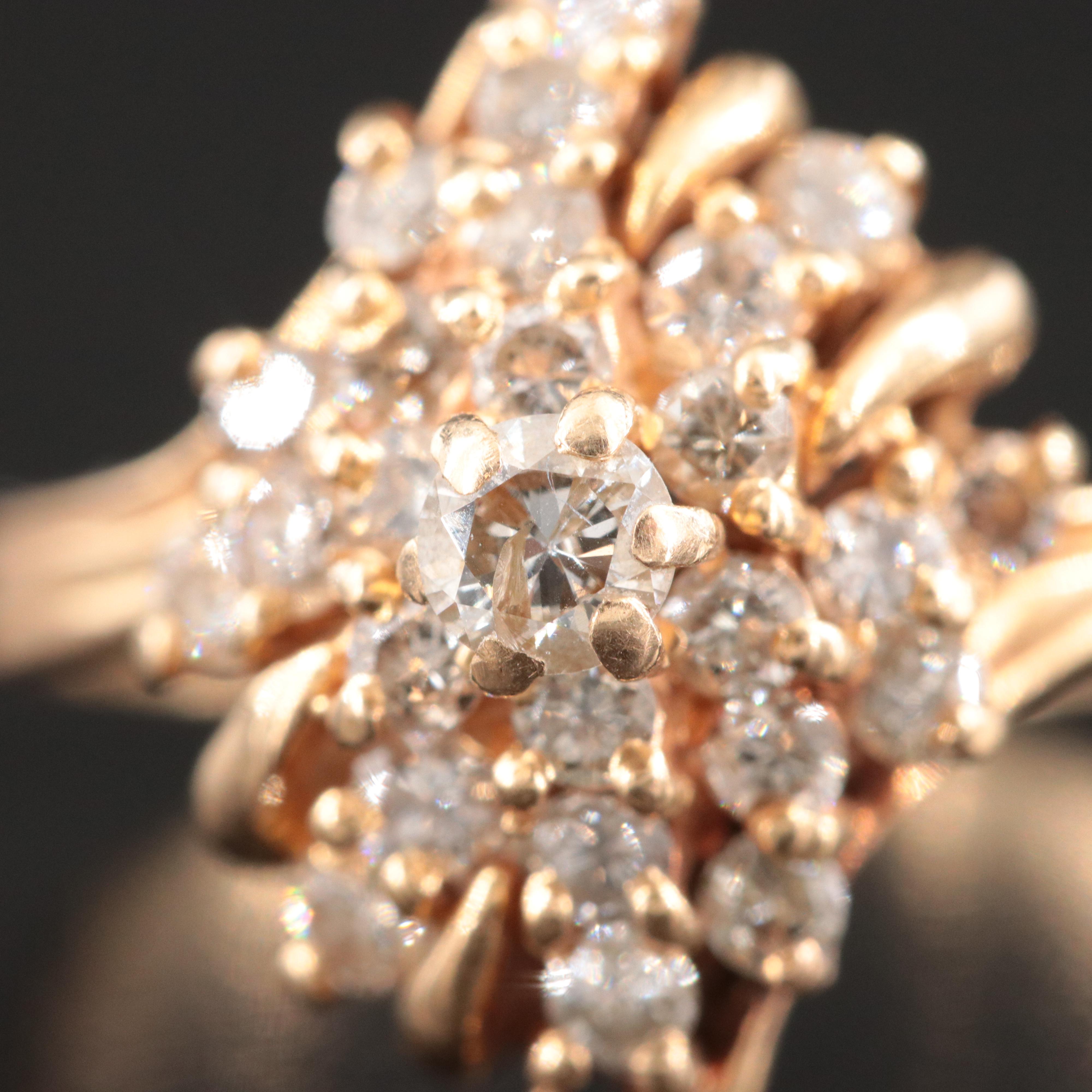 14K 1.03 CTW Diamond Ring