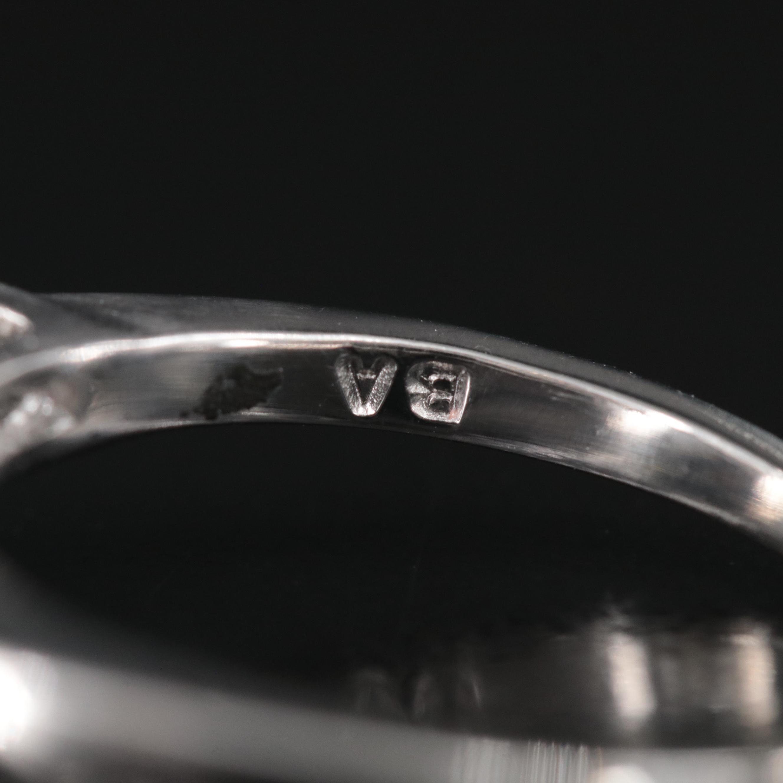 Platinum 2.73 CTW Diamond Ring with GIA Report and Natural Fancy Center