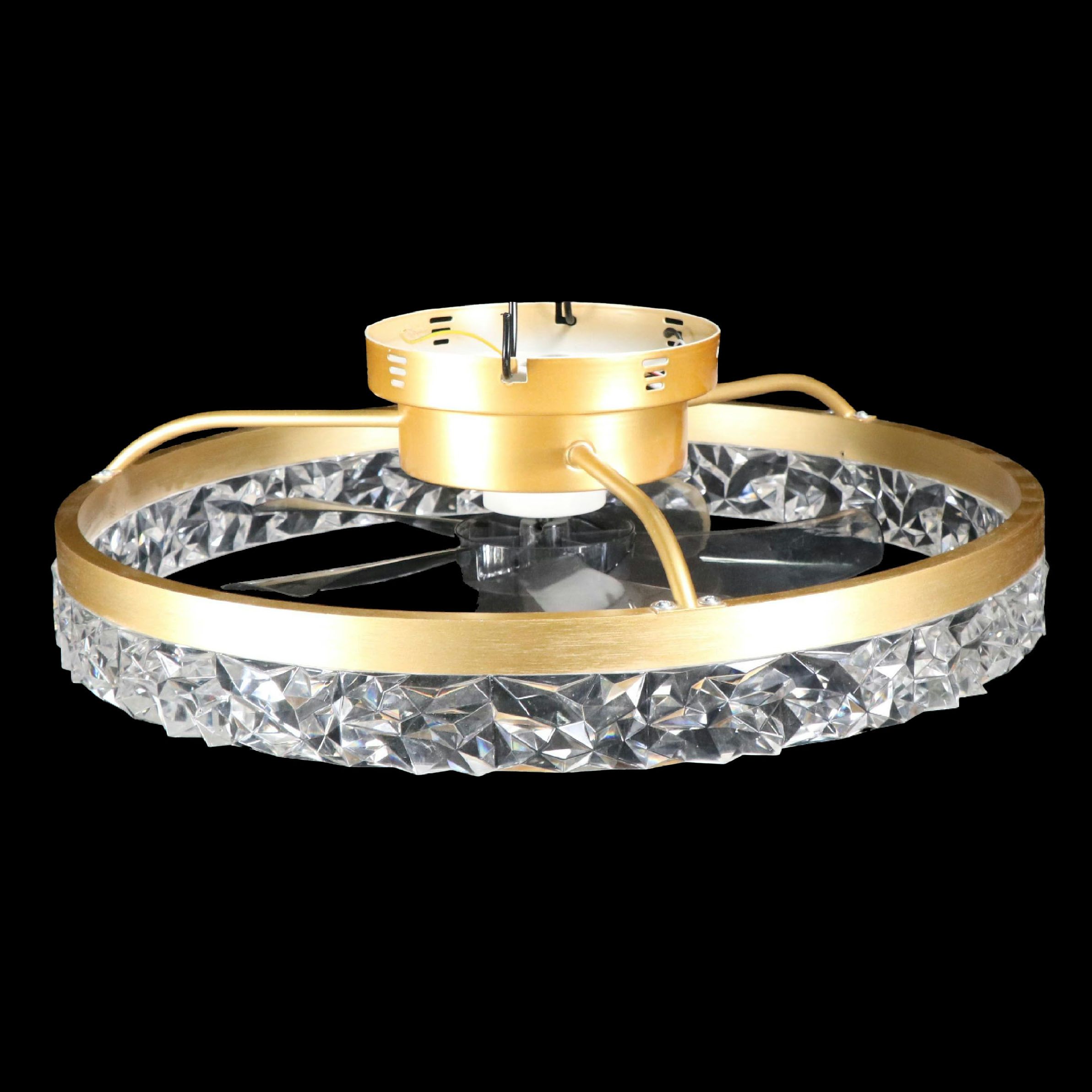 Bella Depot 20" Crystal Ceiling Fan