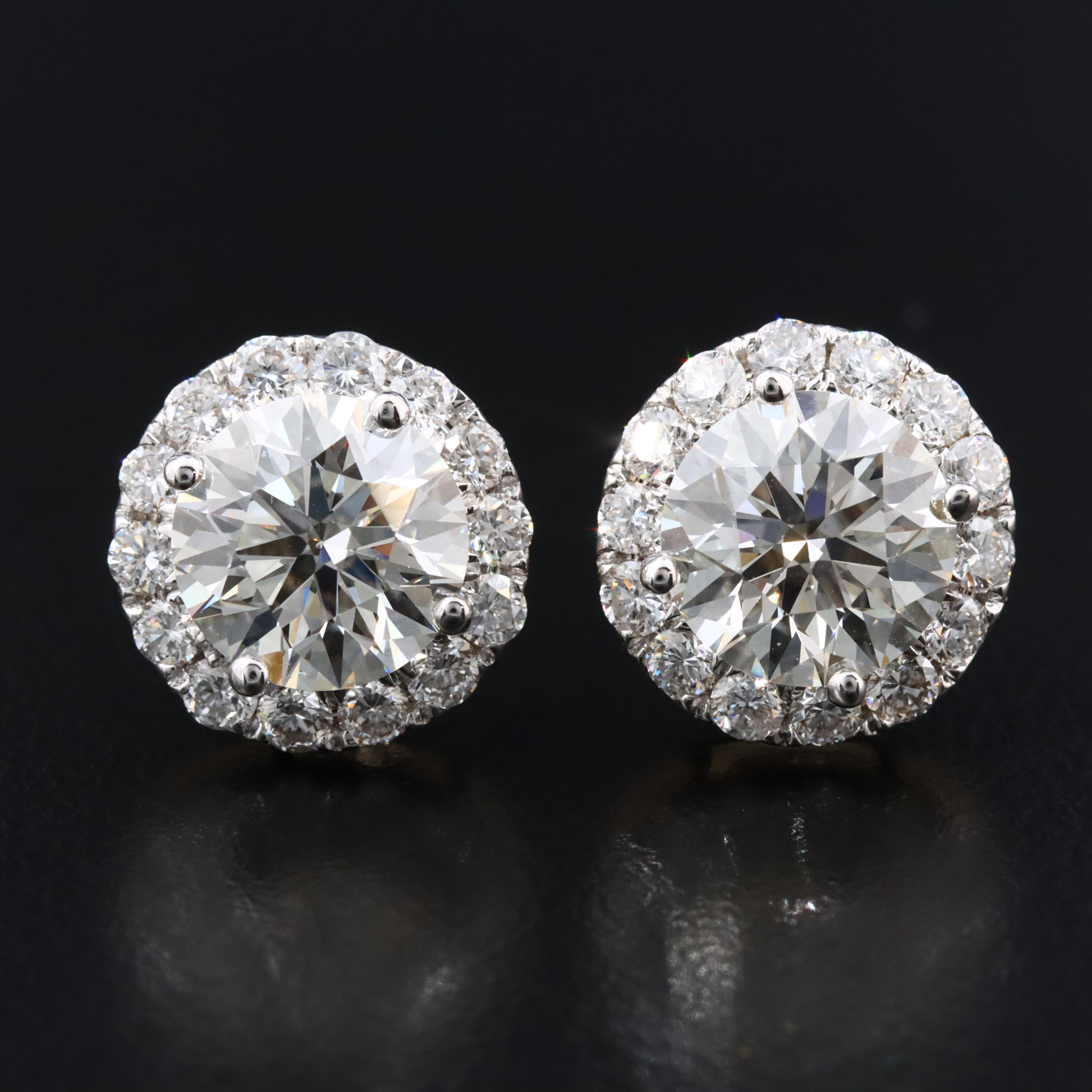14K 4.84 CTW Lab Grown Diamond Earrings
