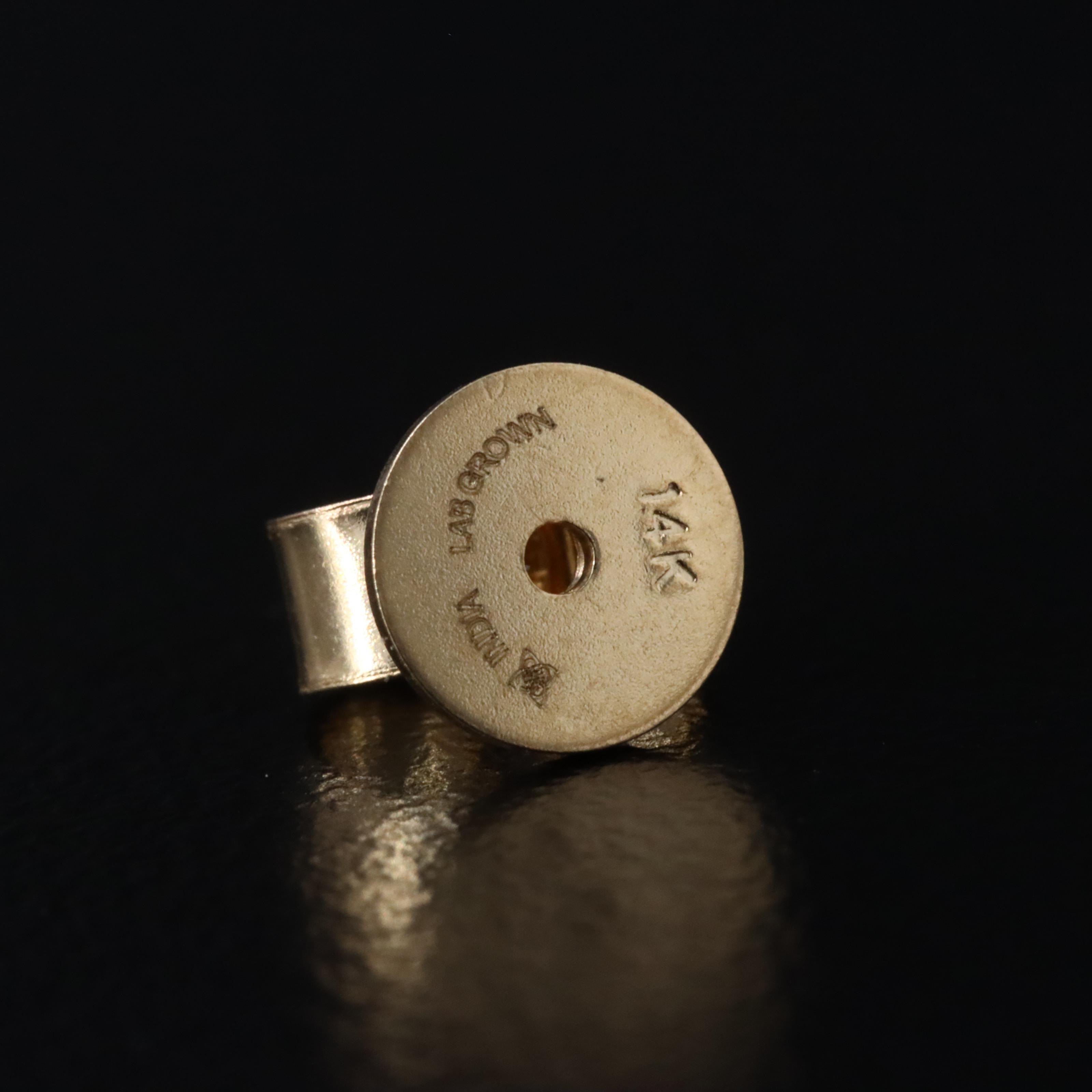 14K 4.84 CTW Lab Grown Diamond Earrings