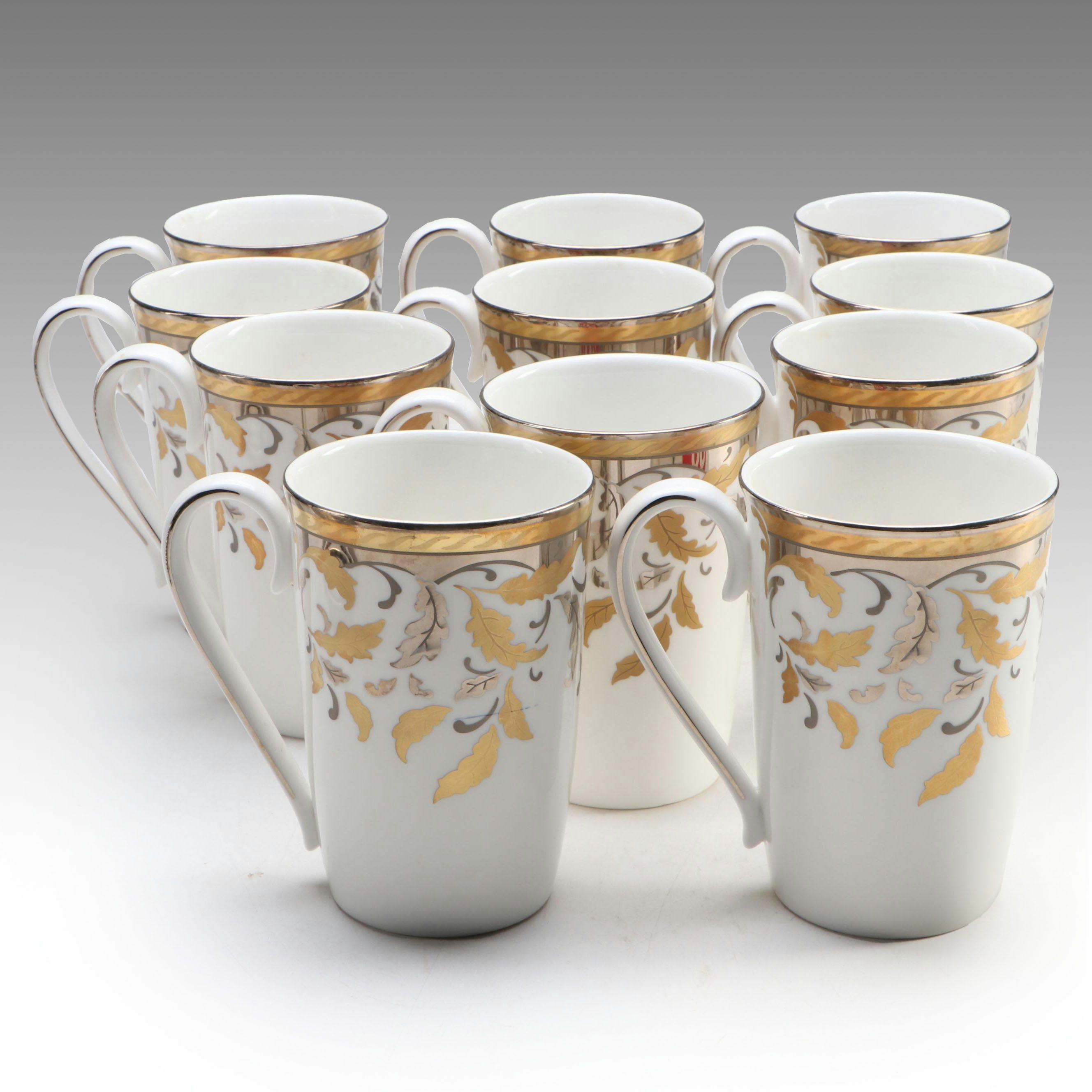 Lenox Classics Collection "Landmark" Bone China Accent Mugs