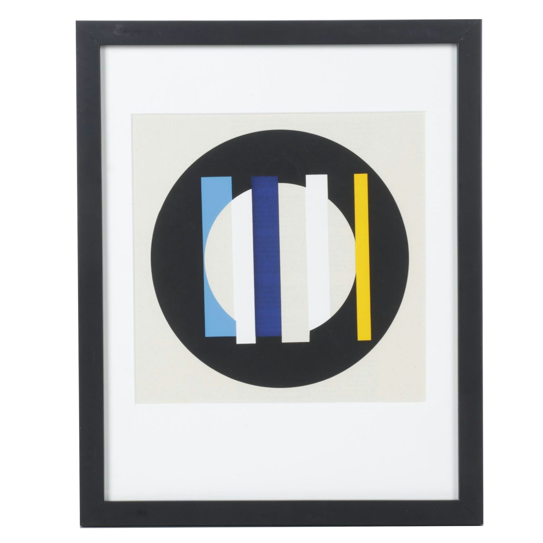 Klaus Steinmann Serigraph from Porfolio "Concrete Art," 1992