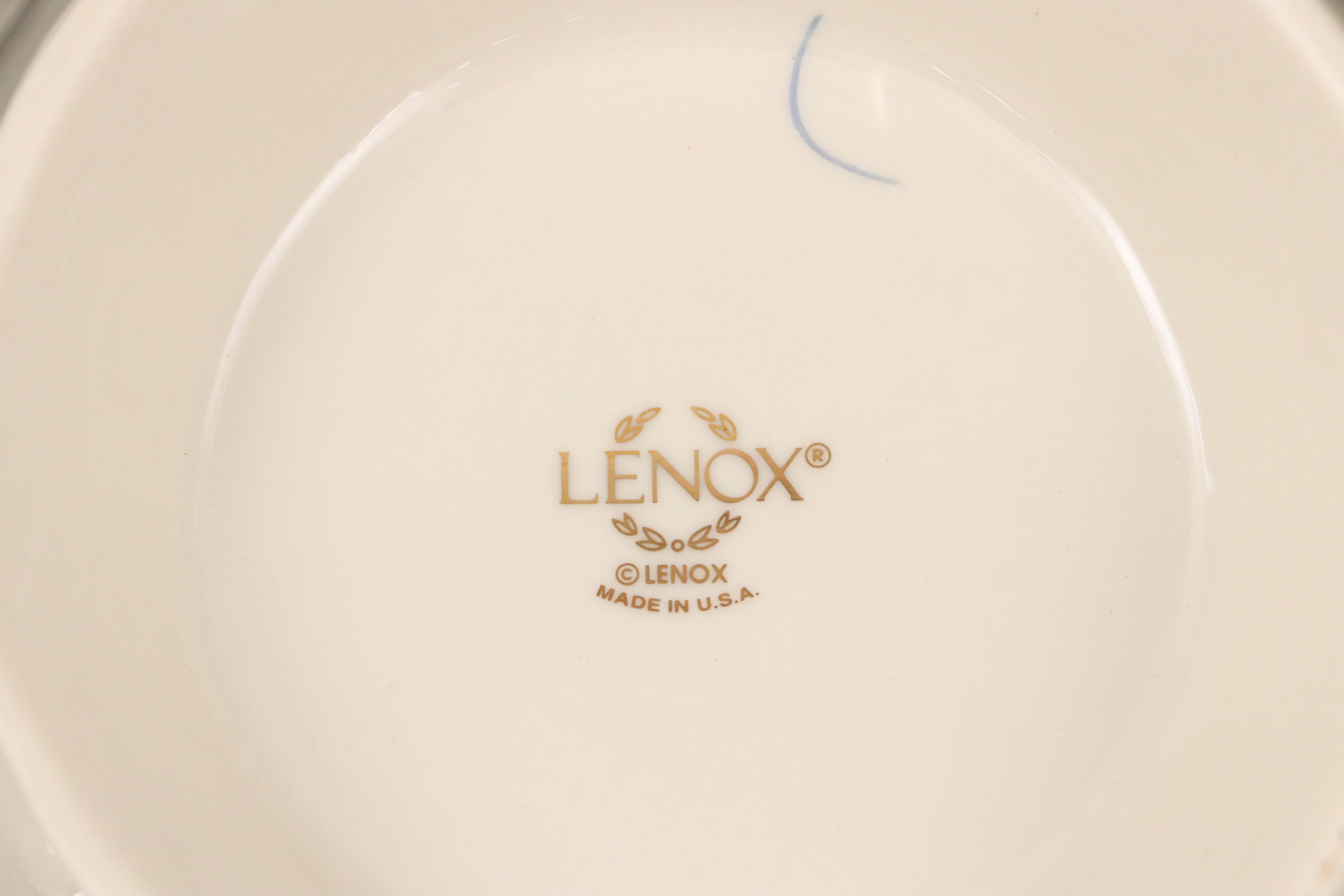 Lenox "Fruits of Life" Cornucopias with Pierced Rose Bowls and Other Porcelain