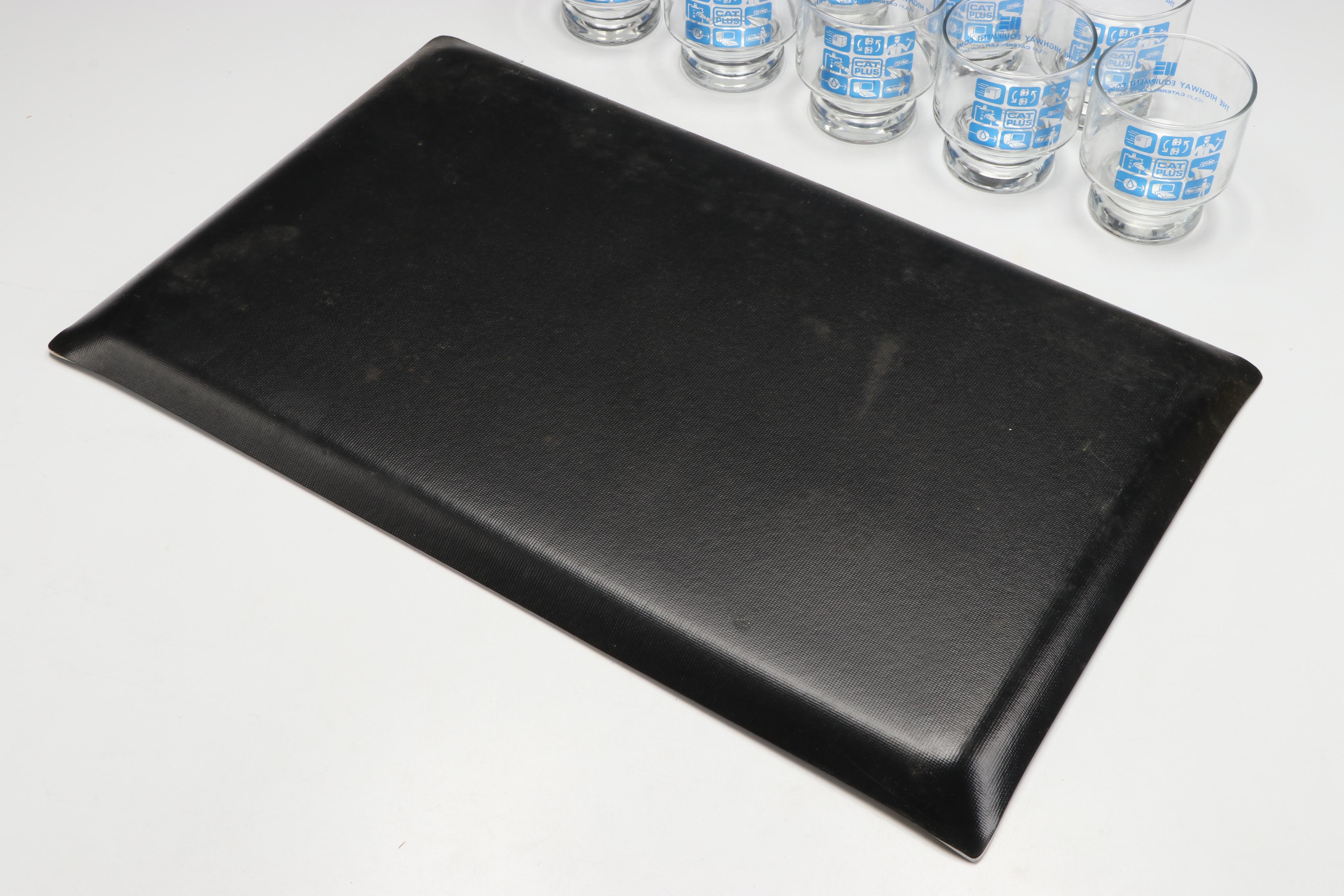 Caterpillar Equipment "Spirit of '76" Tray with Company Glass Tumblers