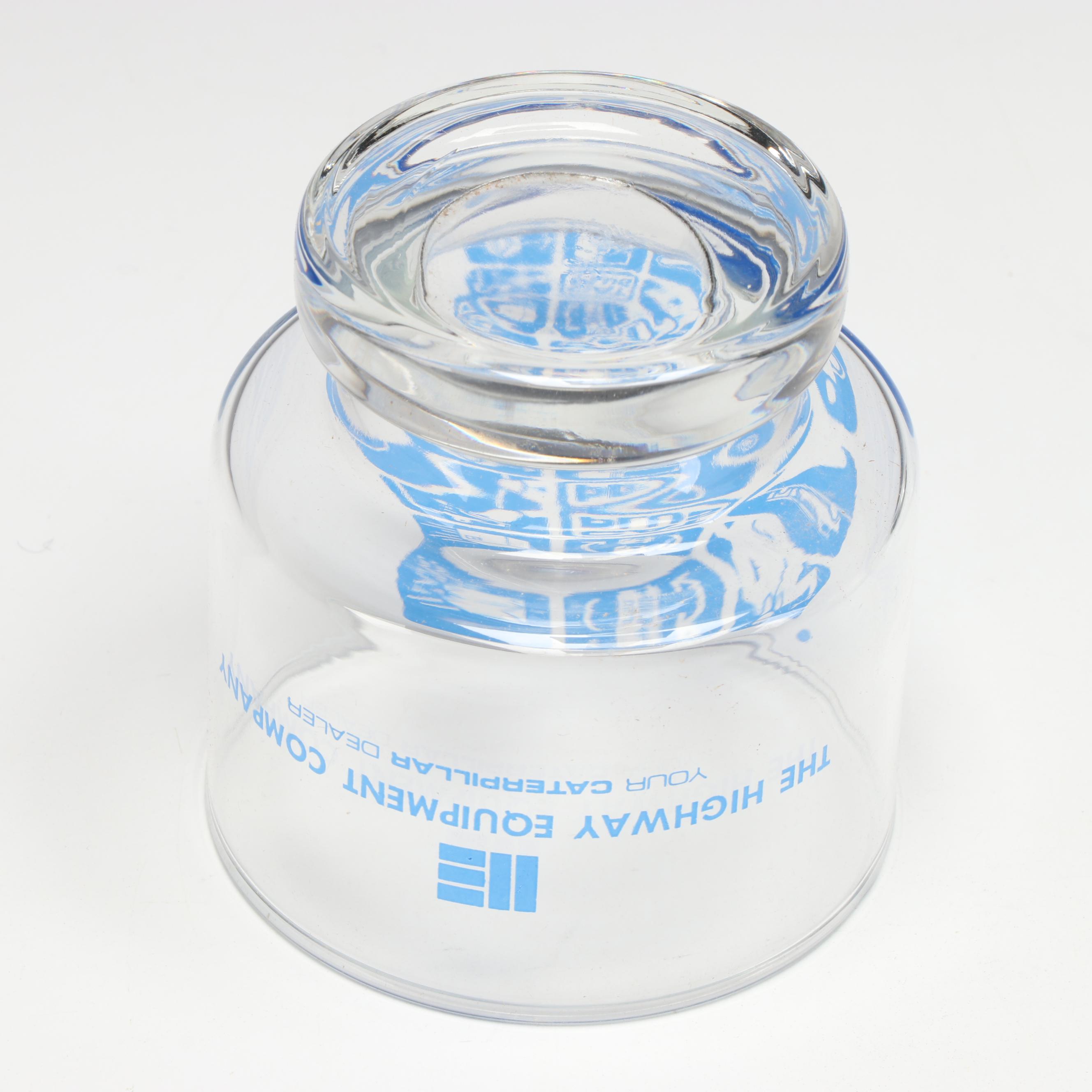 Caterpillar Equipment "Spirit of '76" Tray with Company Glass Tumblers