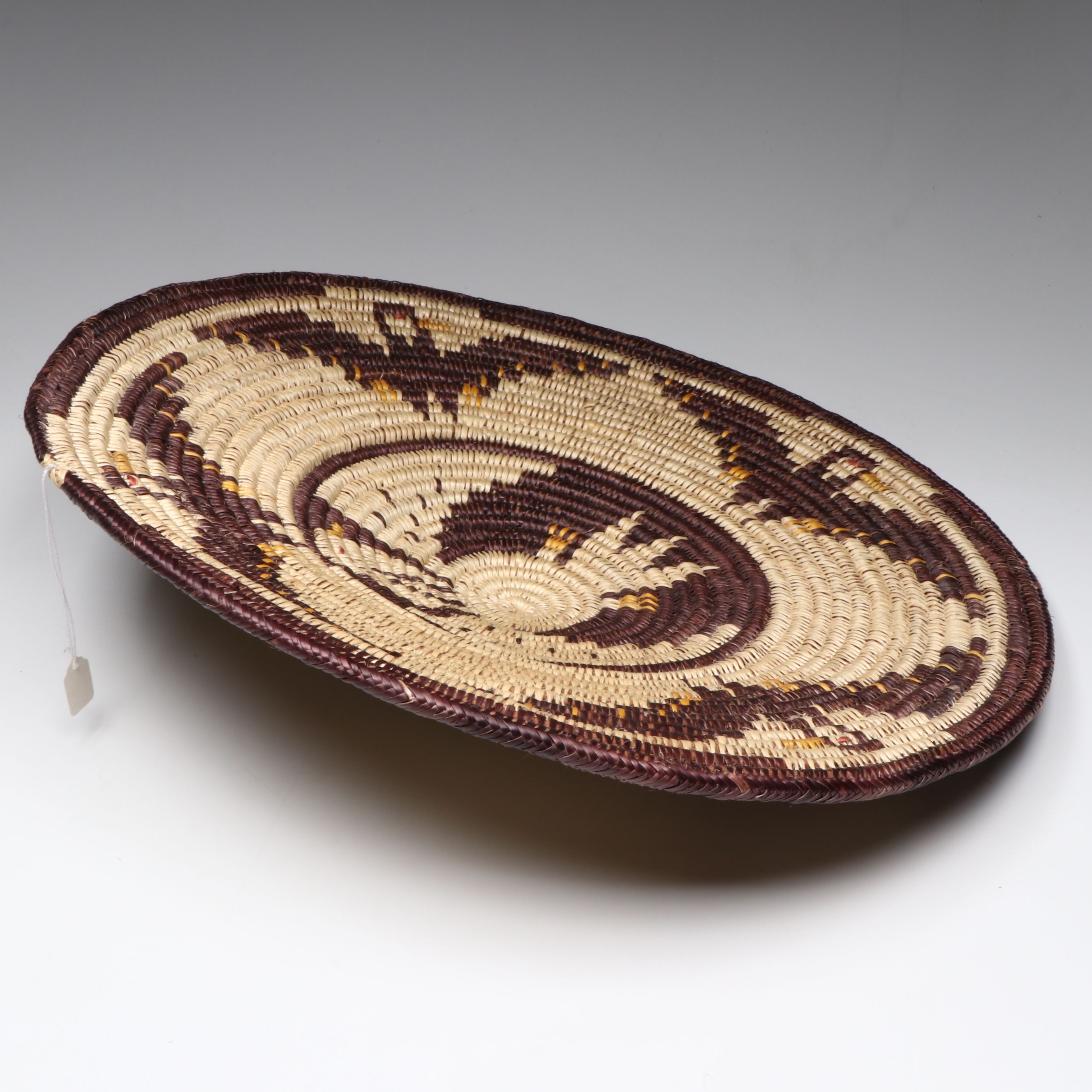 Lena Nakai Thunderbird Vessel with Other Diné (Navajo) Sumac Wedding Basket