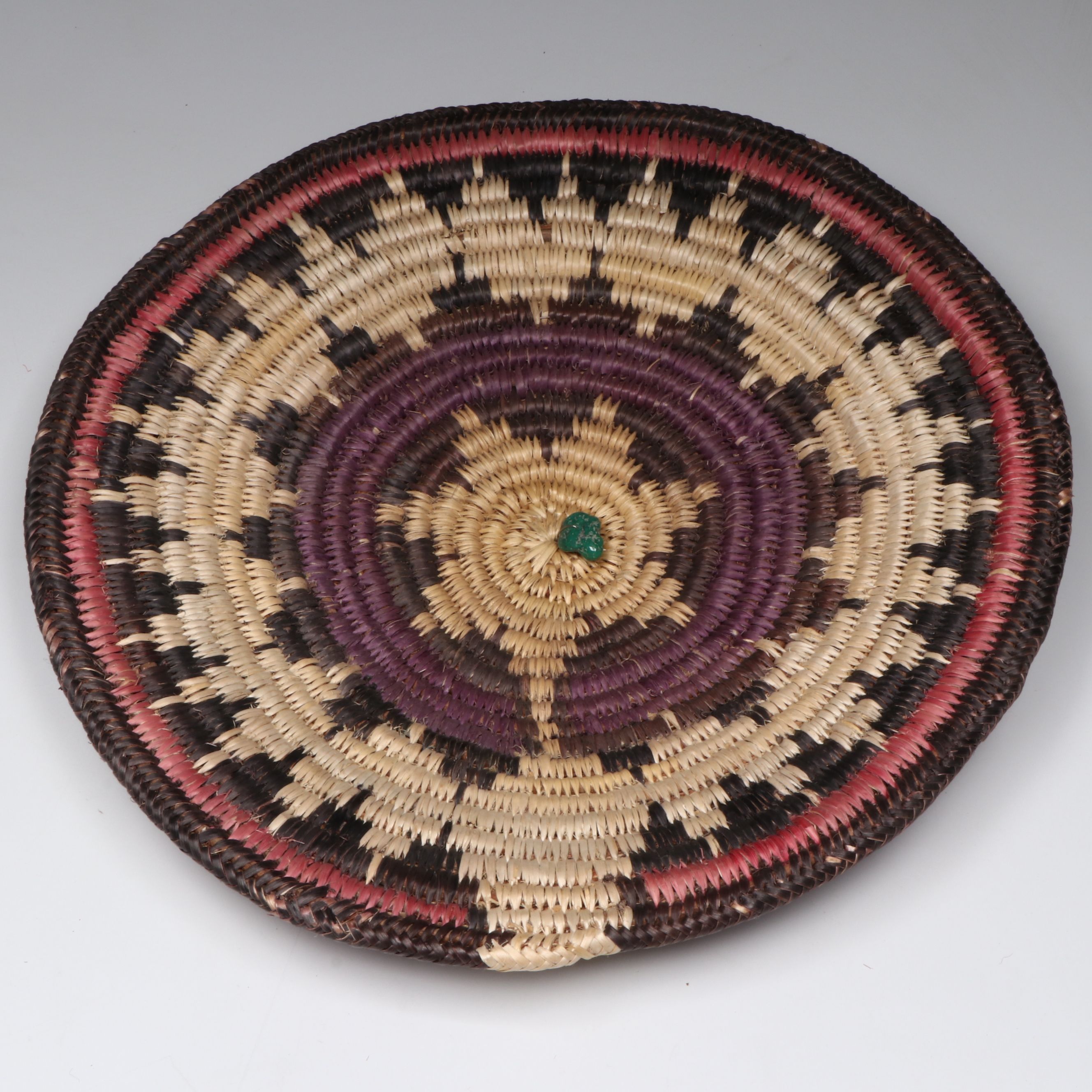 Lena Nakai Thunderbird Vessel with Other Diné (Navajo) Sumac Wedding Basket