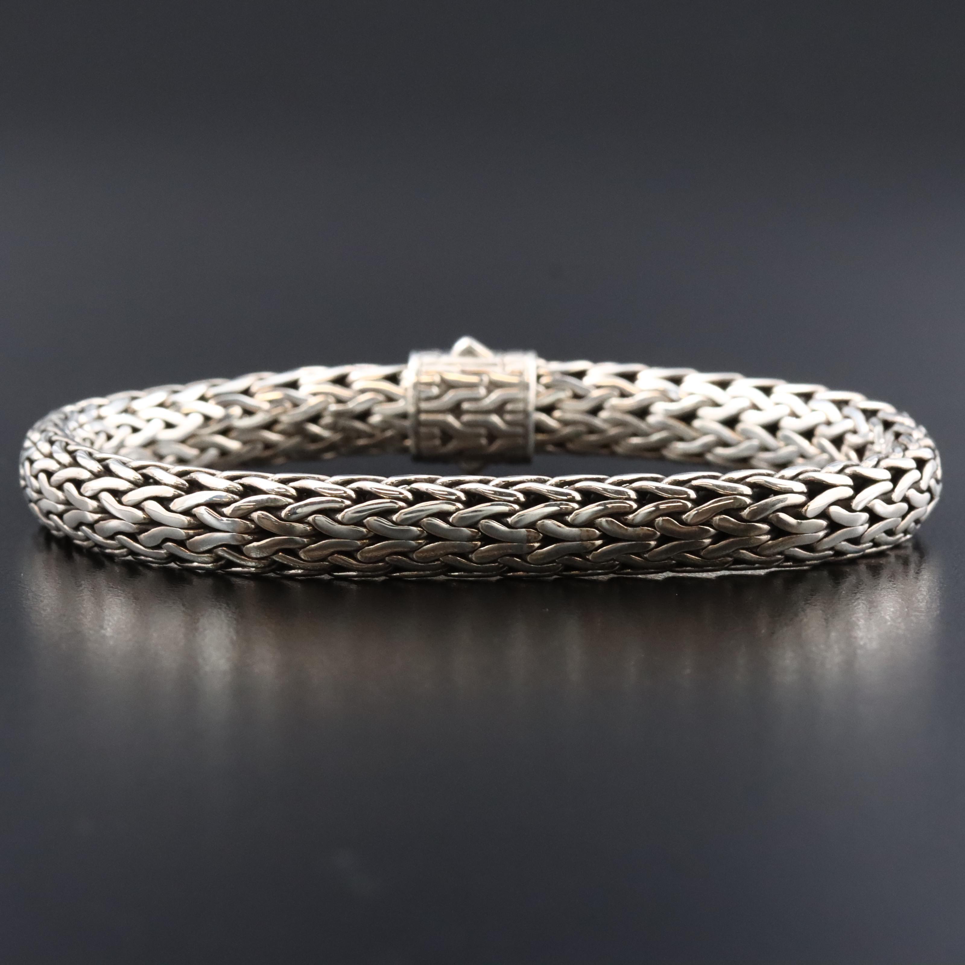 John Hardy Sterling Classic Chain Bracelet