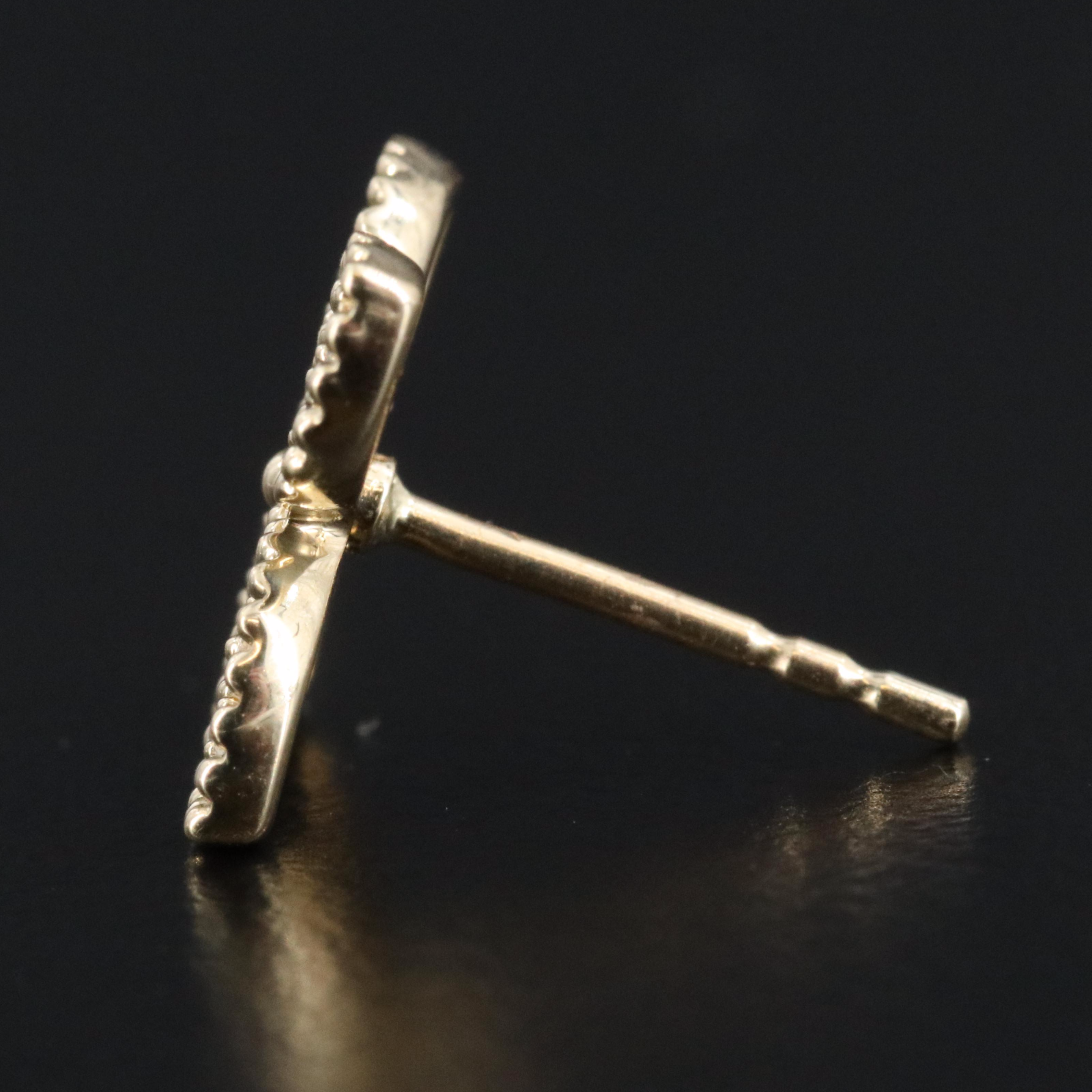 14K 0.23 CTW Diamond Floral Earrings