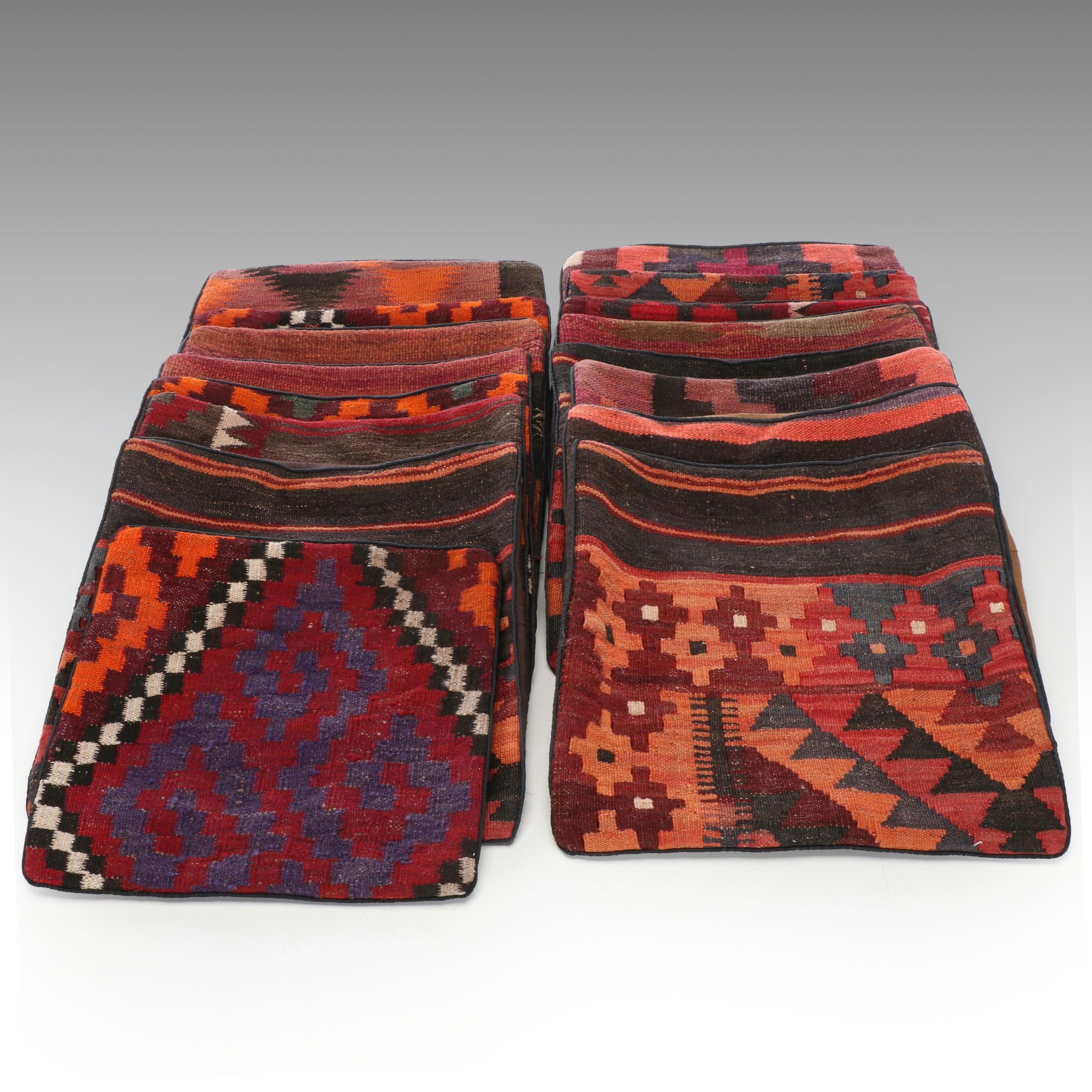 Kilim Weave Square Accent Pillowcases