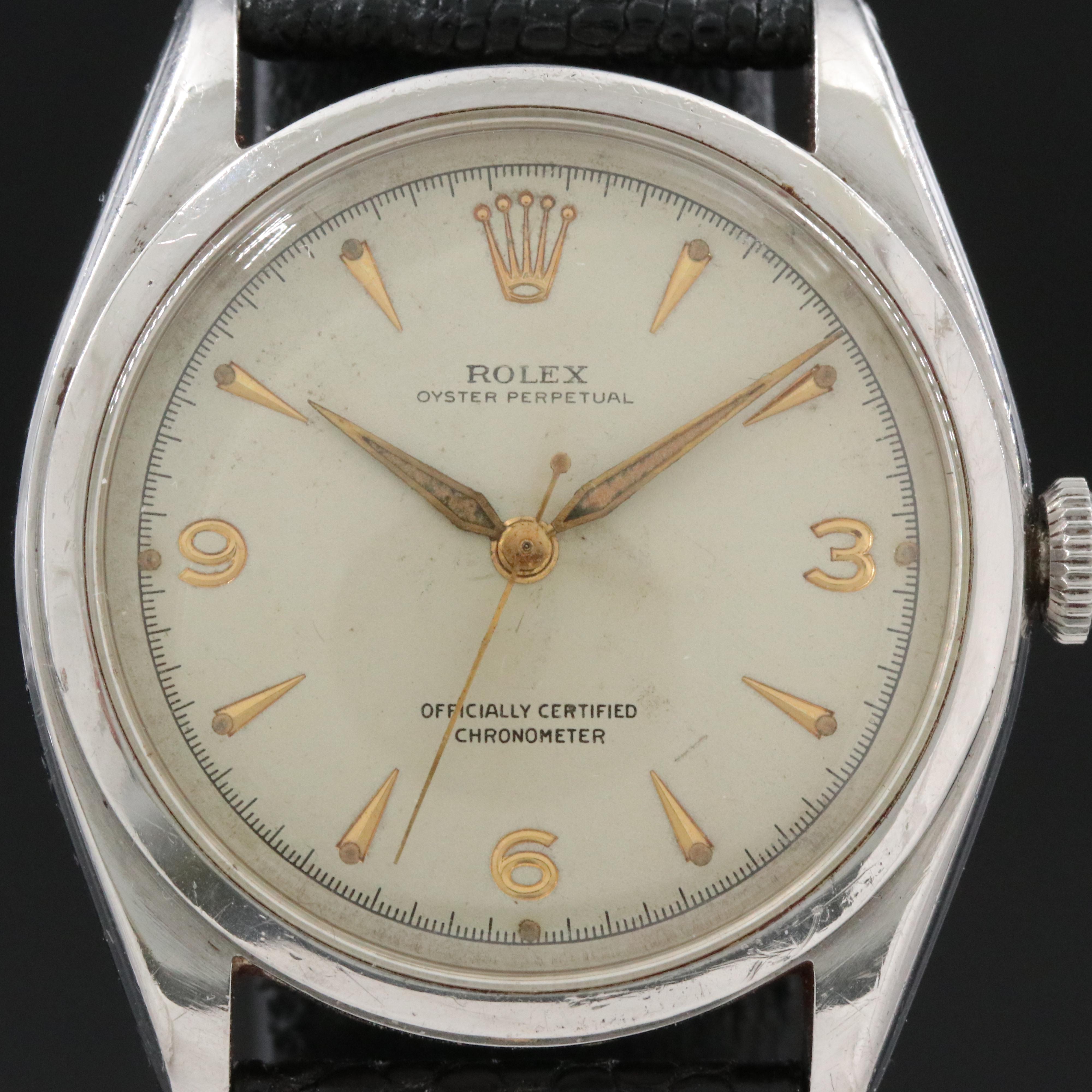 1953 Rolex Oyster Perpetual Stainless Steel Watch