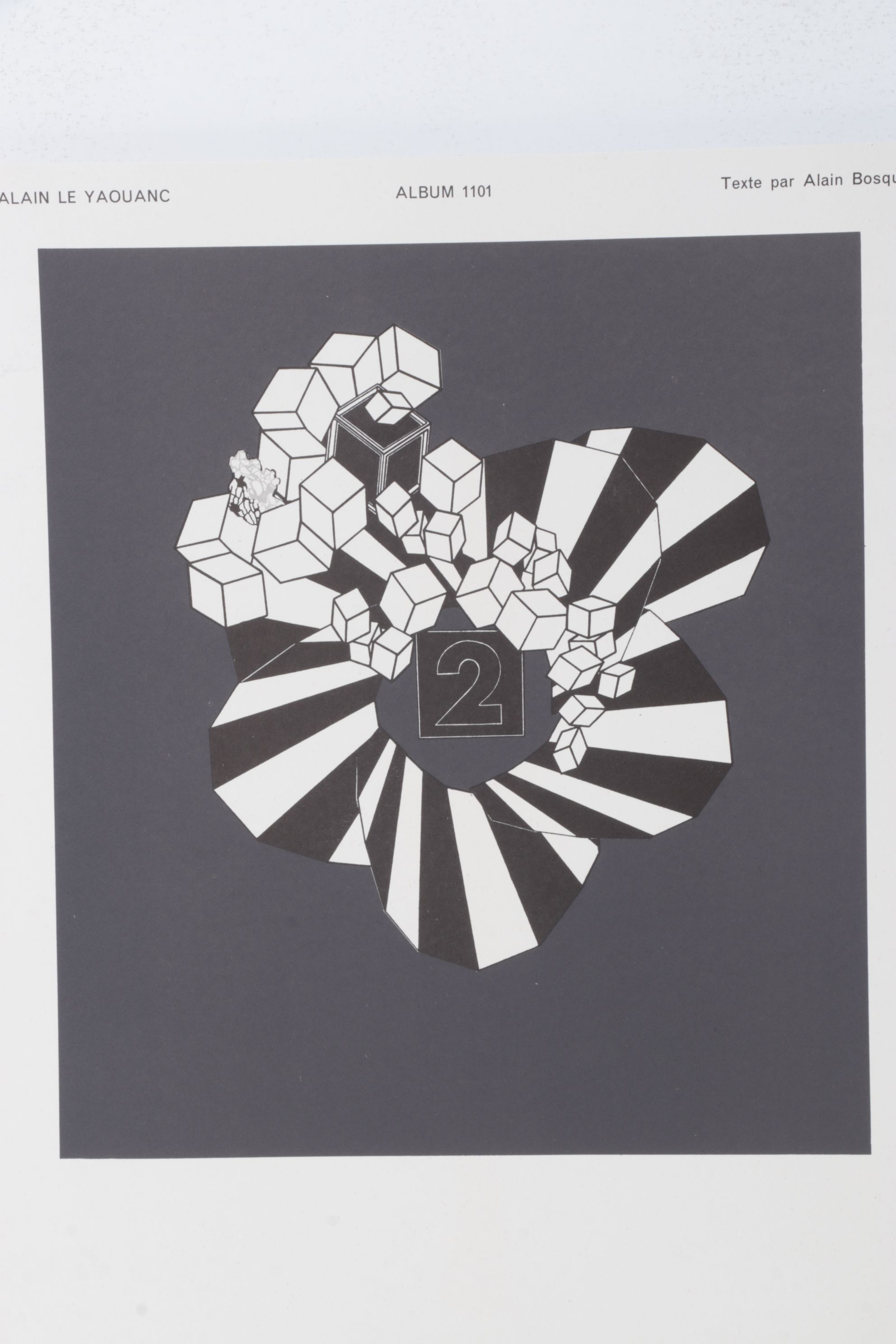 Alain Le Yaouanc Lithograph for "Derriére le Miroir," 1971