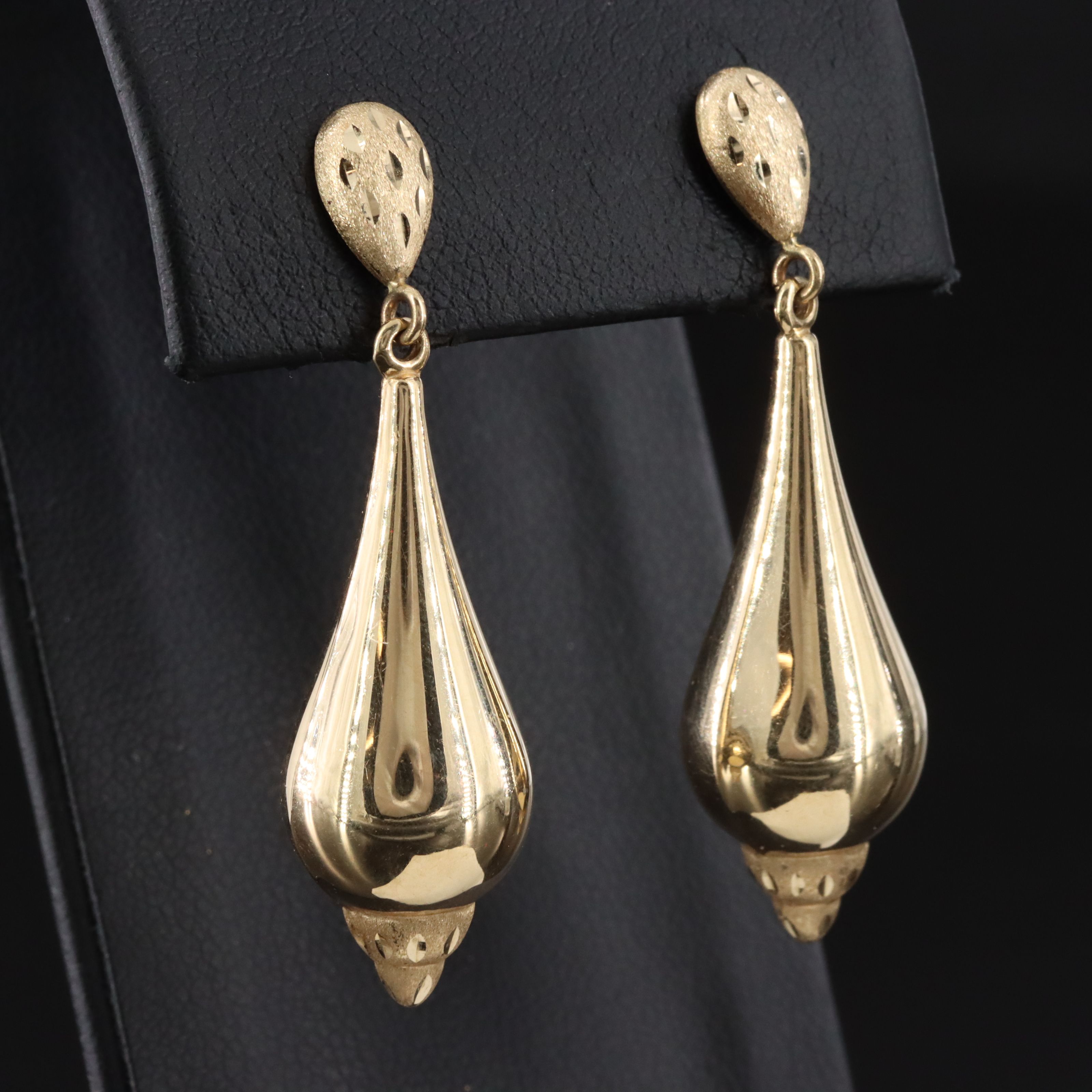 14K Pendulum Earrings