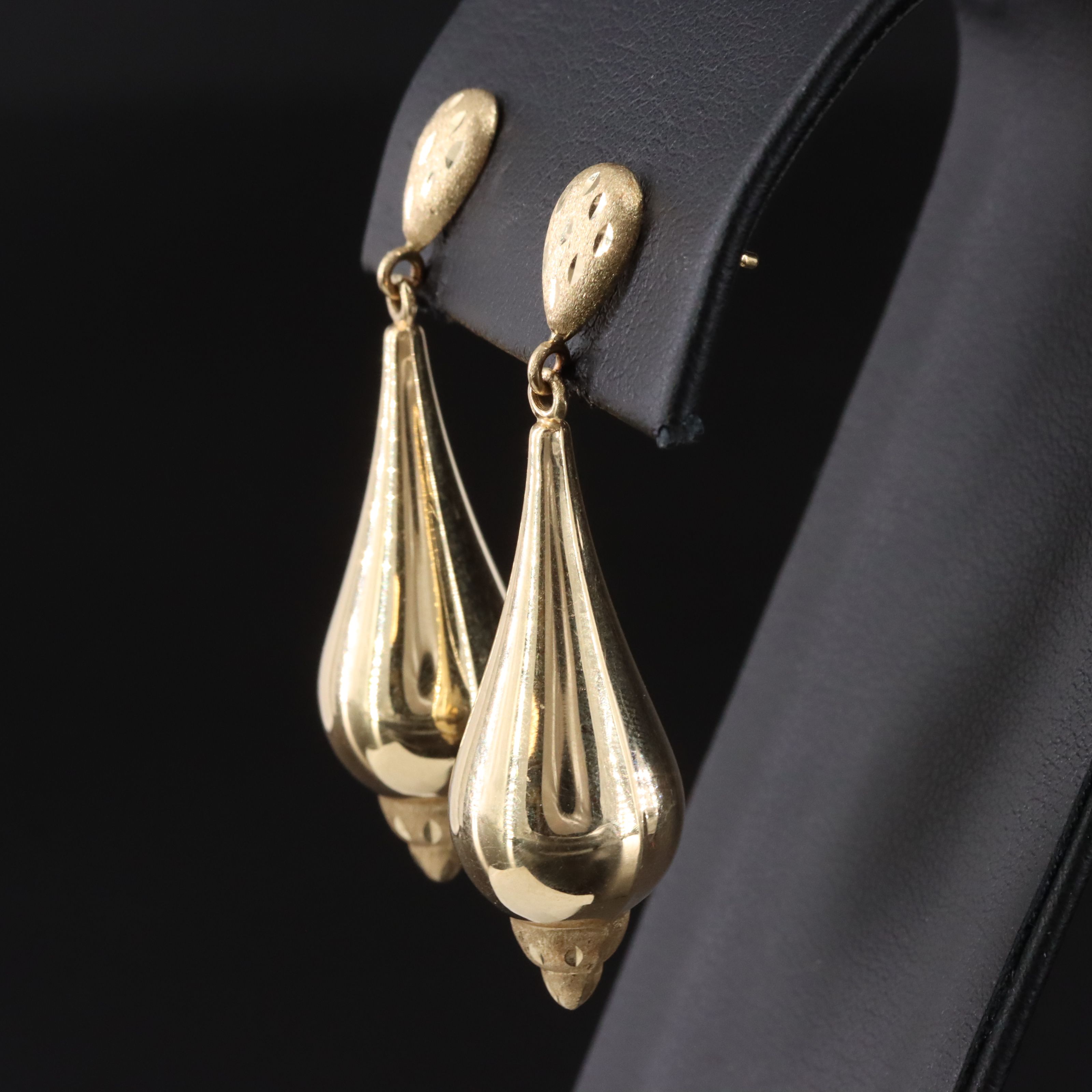 14K Pendulum Earrings