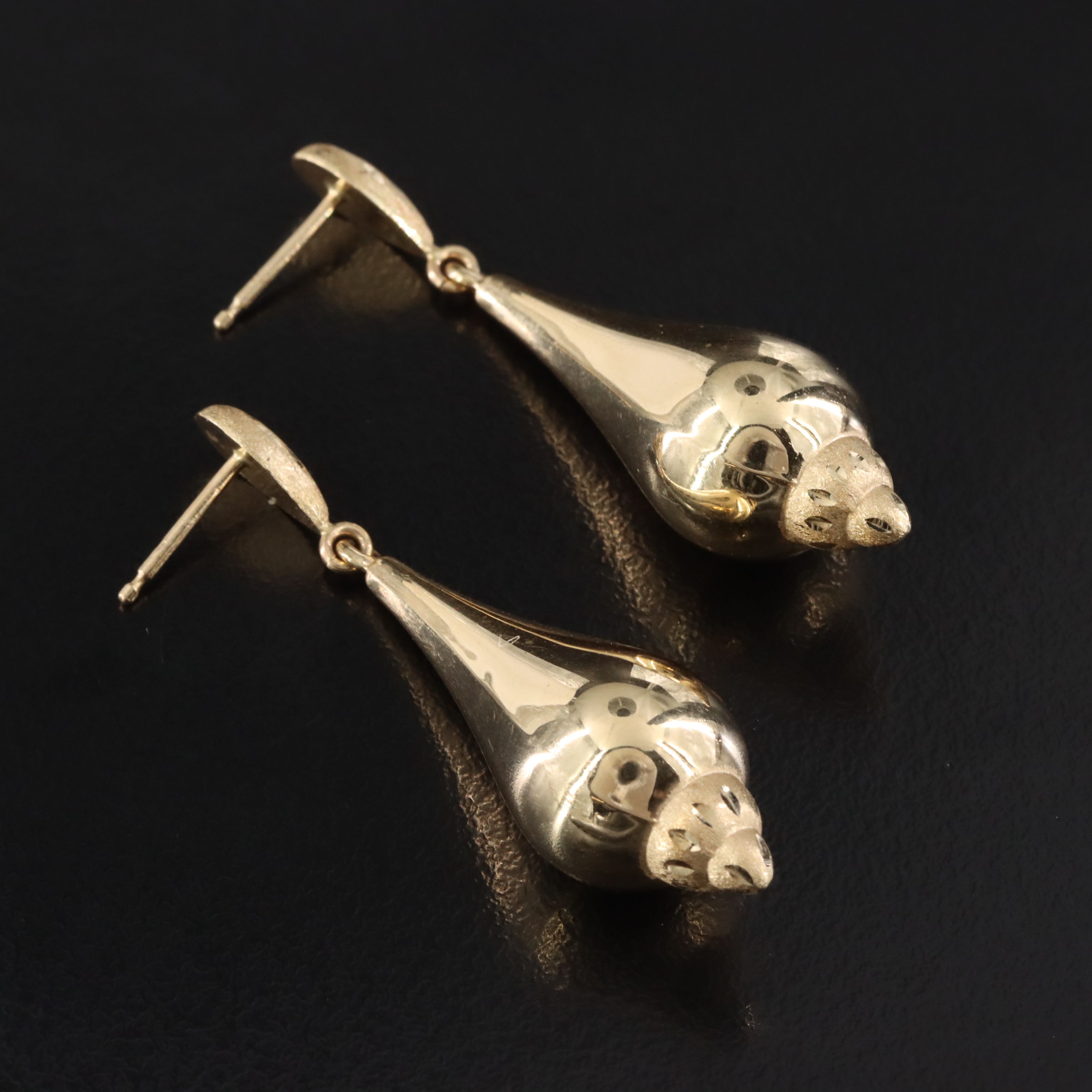14K Pendulum Earrings
