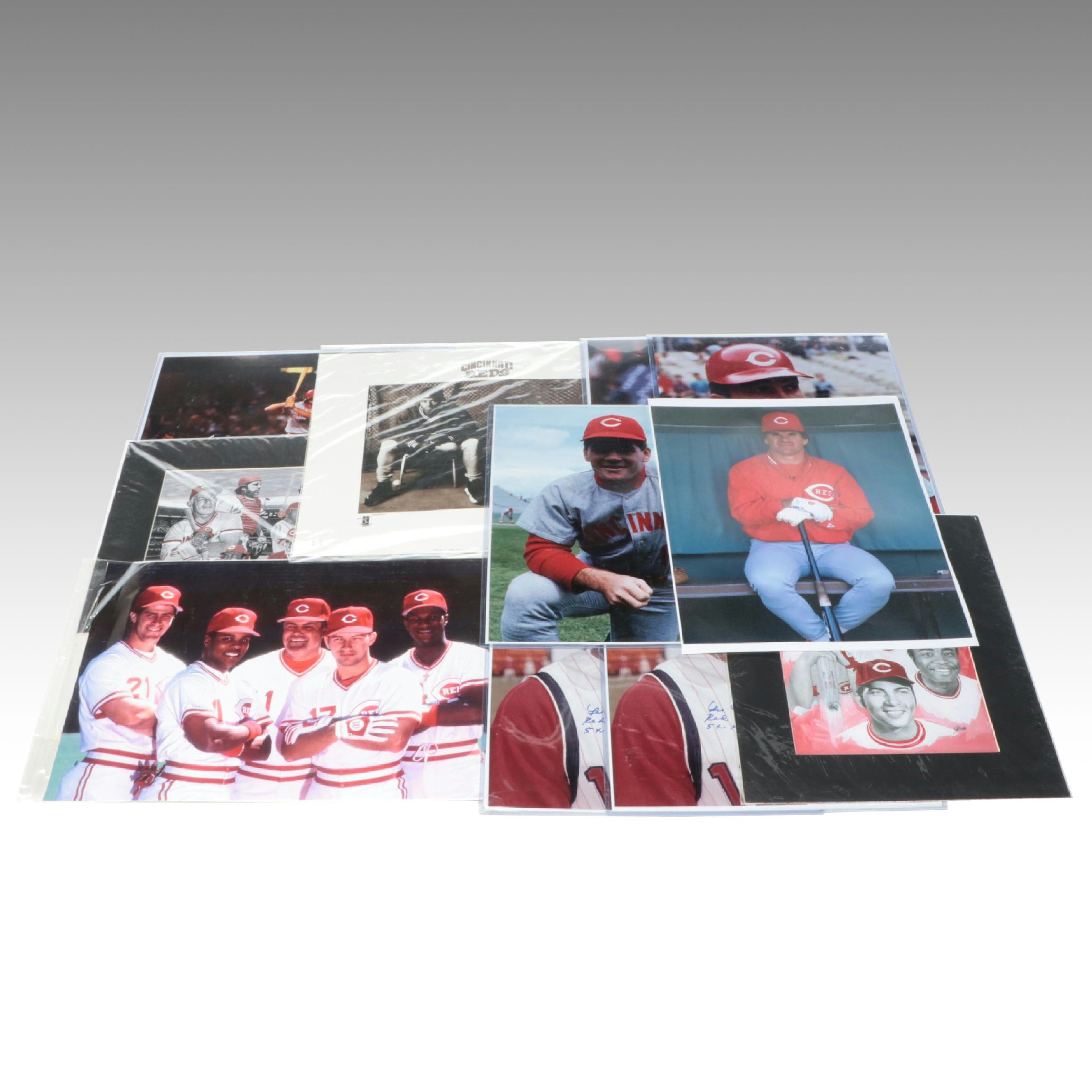 Cincinnati Reds Baseball Prints Featuring Johnny Bench, Ken Griffey Jr., & More